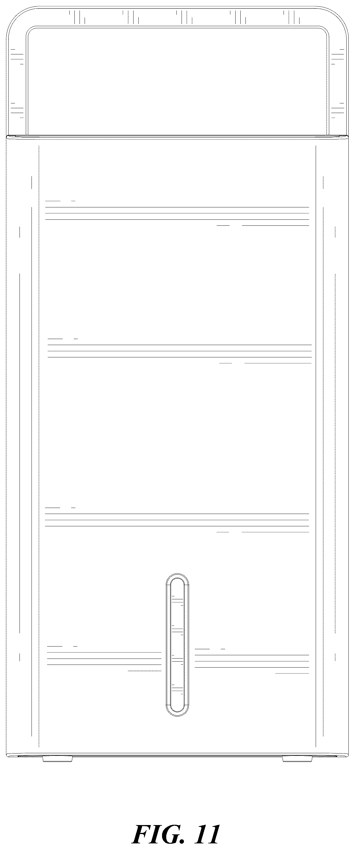 Patent USD1125493 Figure 11 – Dehumidifier