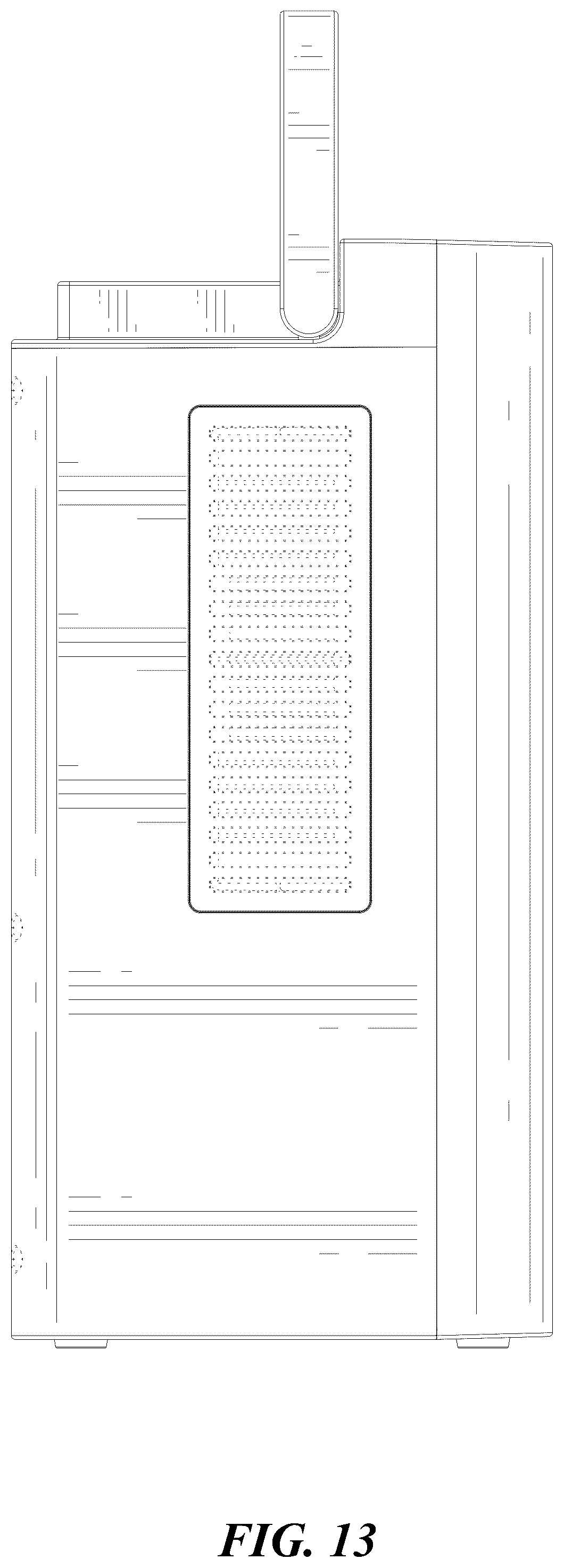 Patent USD1125493 Figure 13 – Dehumidifier