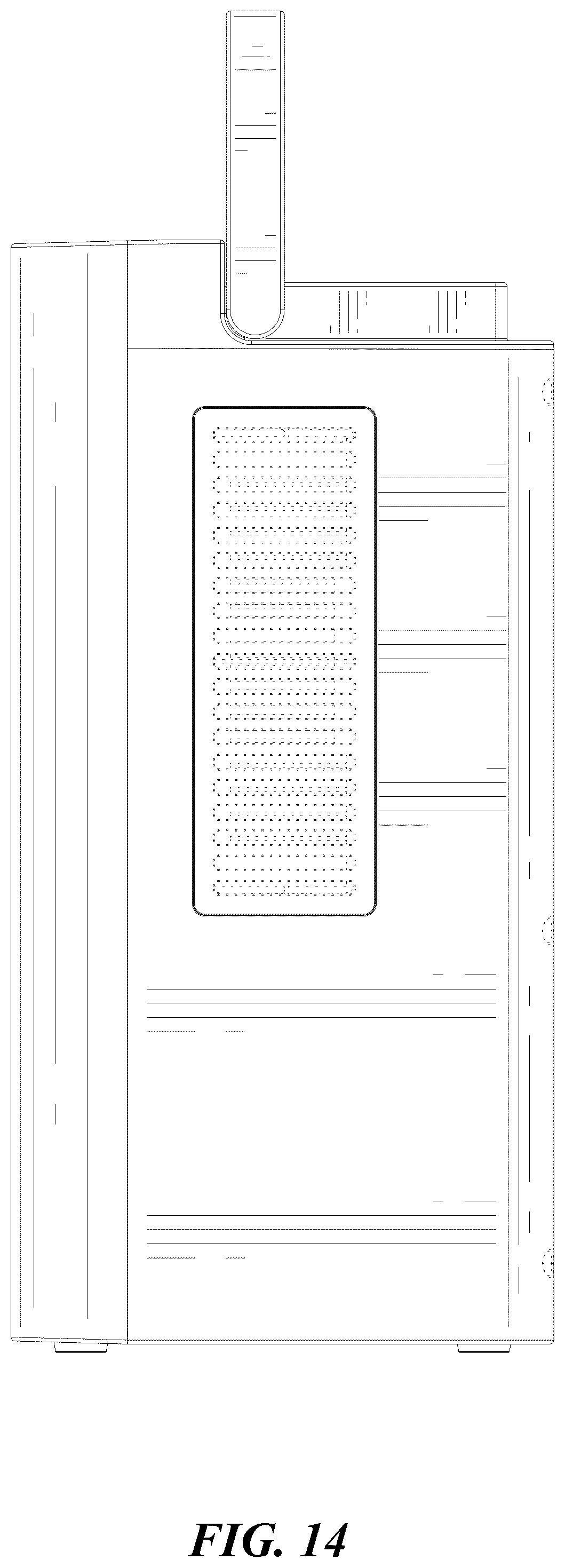 Patent USD1125493 Figure 14 – Dehumidifier