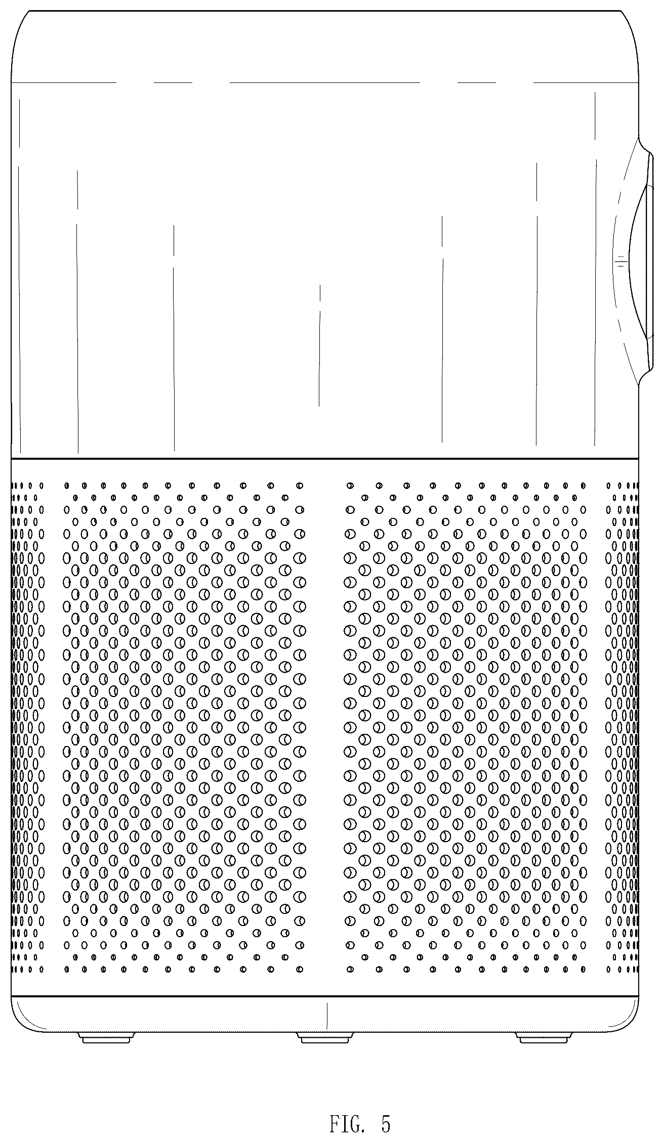 Patent USD1125494 Figure 5 – Air purifier