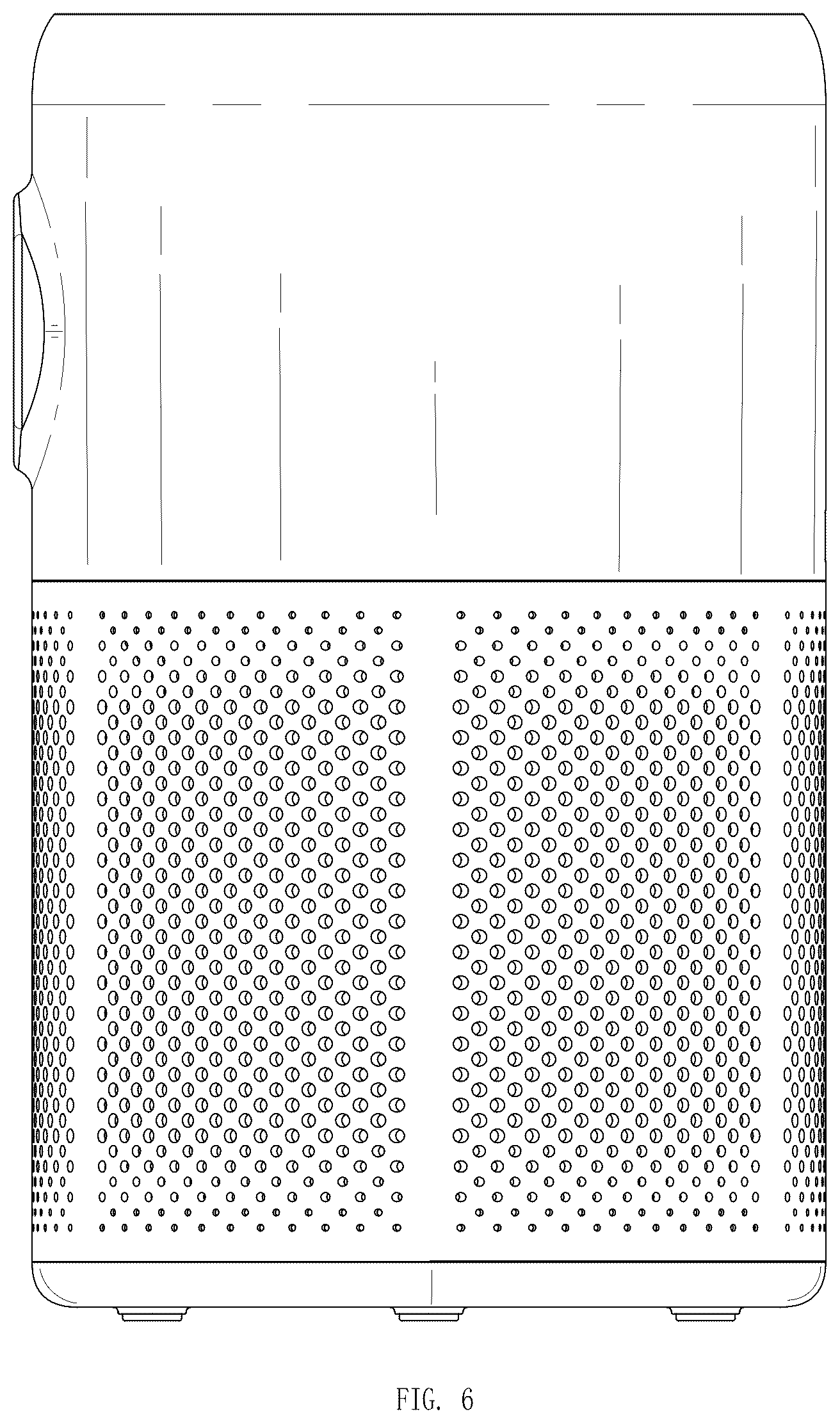 Patent USD1125494 Figure 6 – Air purifier