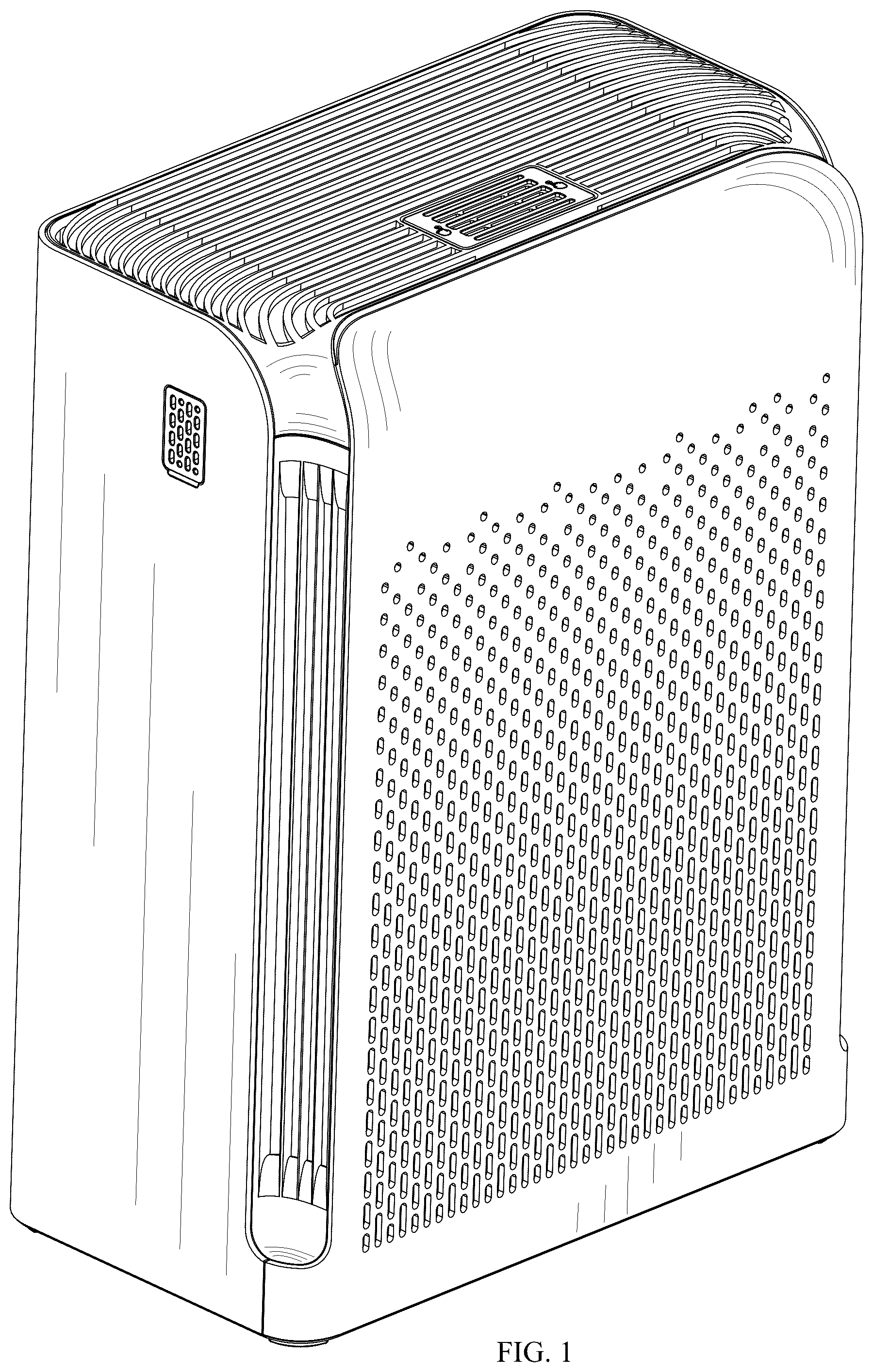 Patent USD1125495 Figure 1 – Air purifier