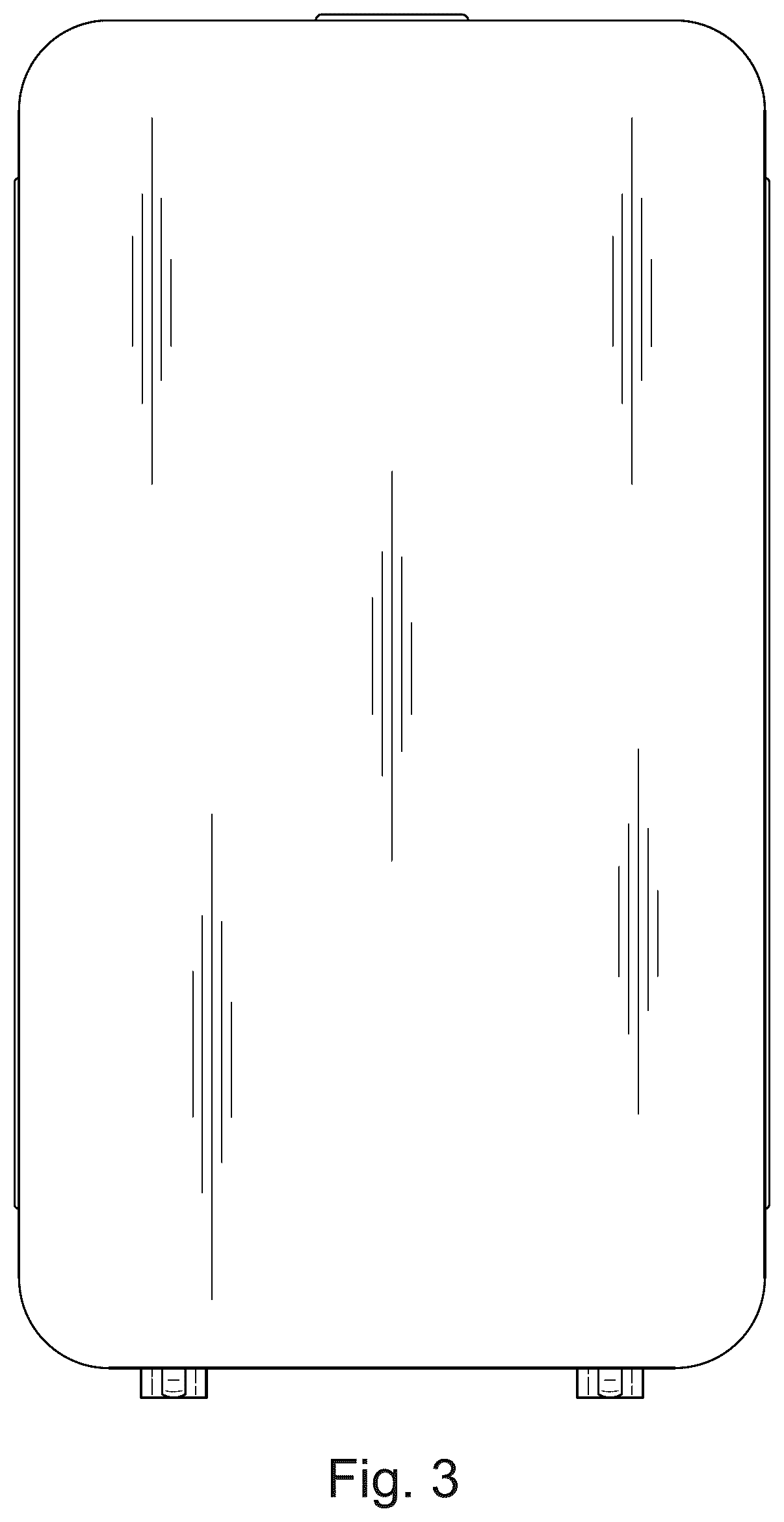 Patent USD1125496 Figure 3 – Air purifier