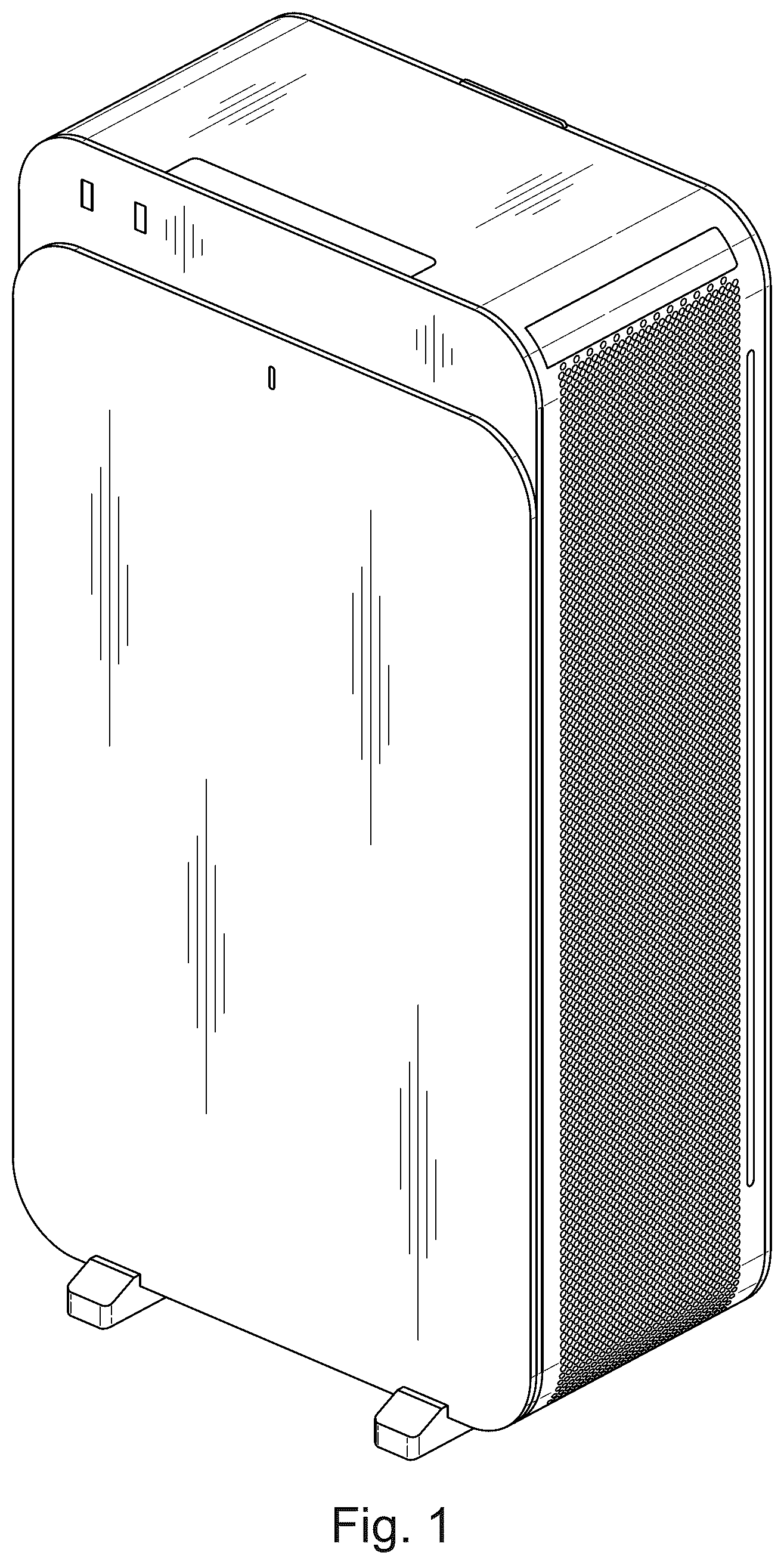 Patent USD1125497 — Air purifier — Figure 1