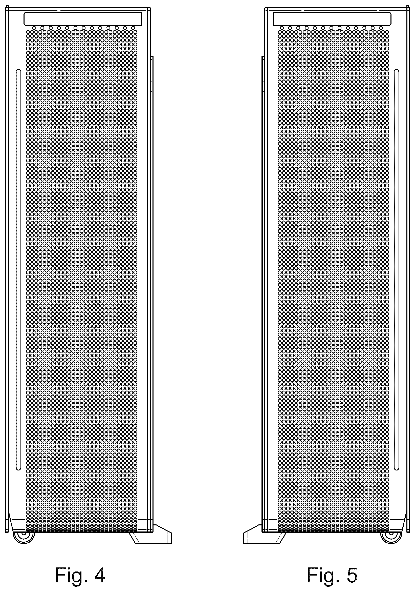 Patent USD1125497 Figure 4 – Air purifier