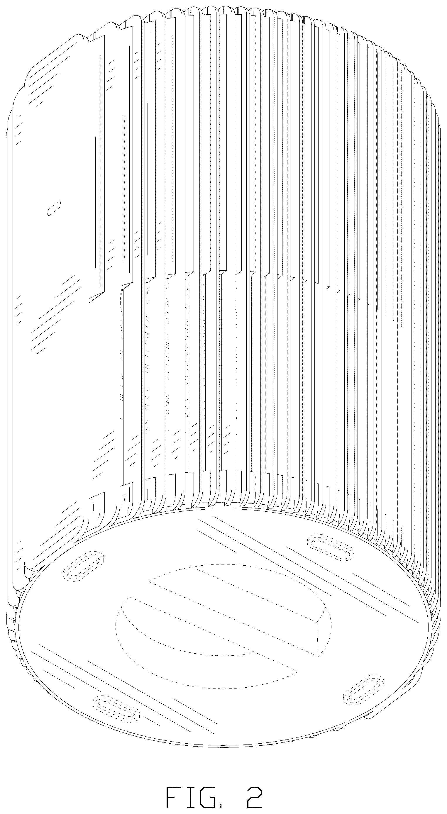 Patent USD1125498 Figure 2 – Air purifier