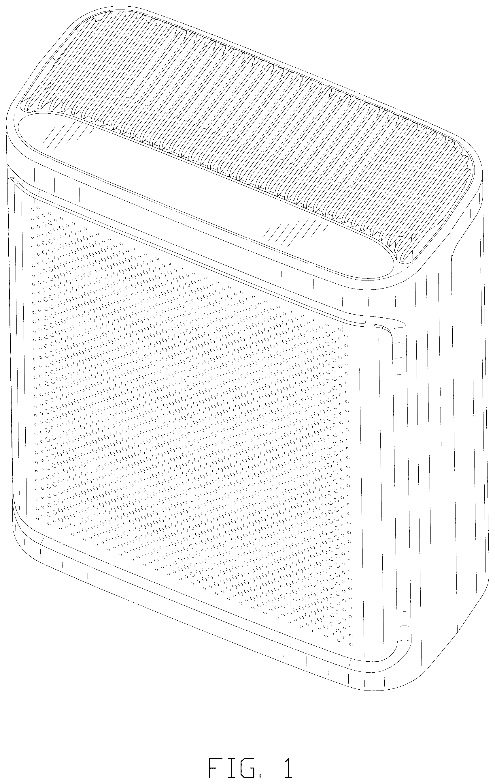 Patent USD1125499 Figure 1 – Air purifier