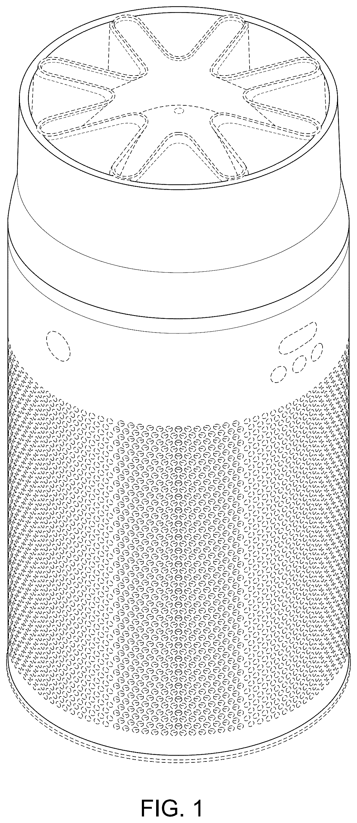 Patent USD1125500 Figure 1 – Air purifier
