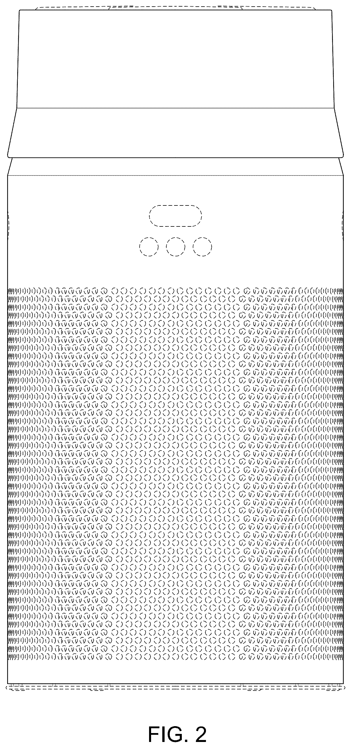 Patent USD1125500 Figure 2 – Air purifier