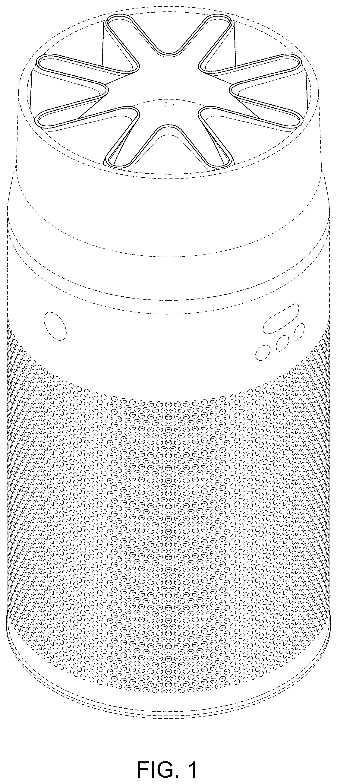 Patent USD1125501 Figure 1 – Air purifier