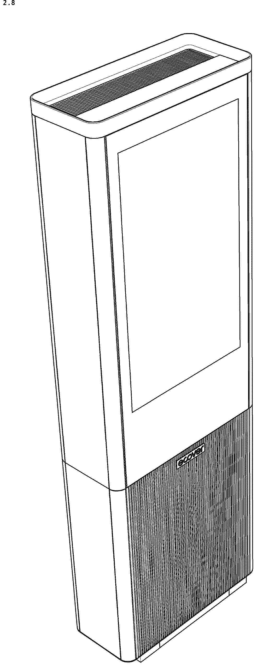 Patent USD1125502 Figure 8 – Air purifier