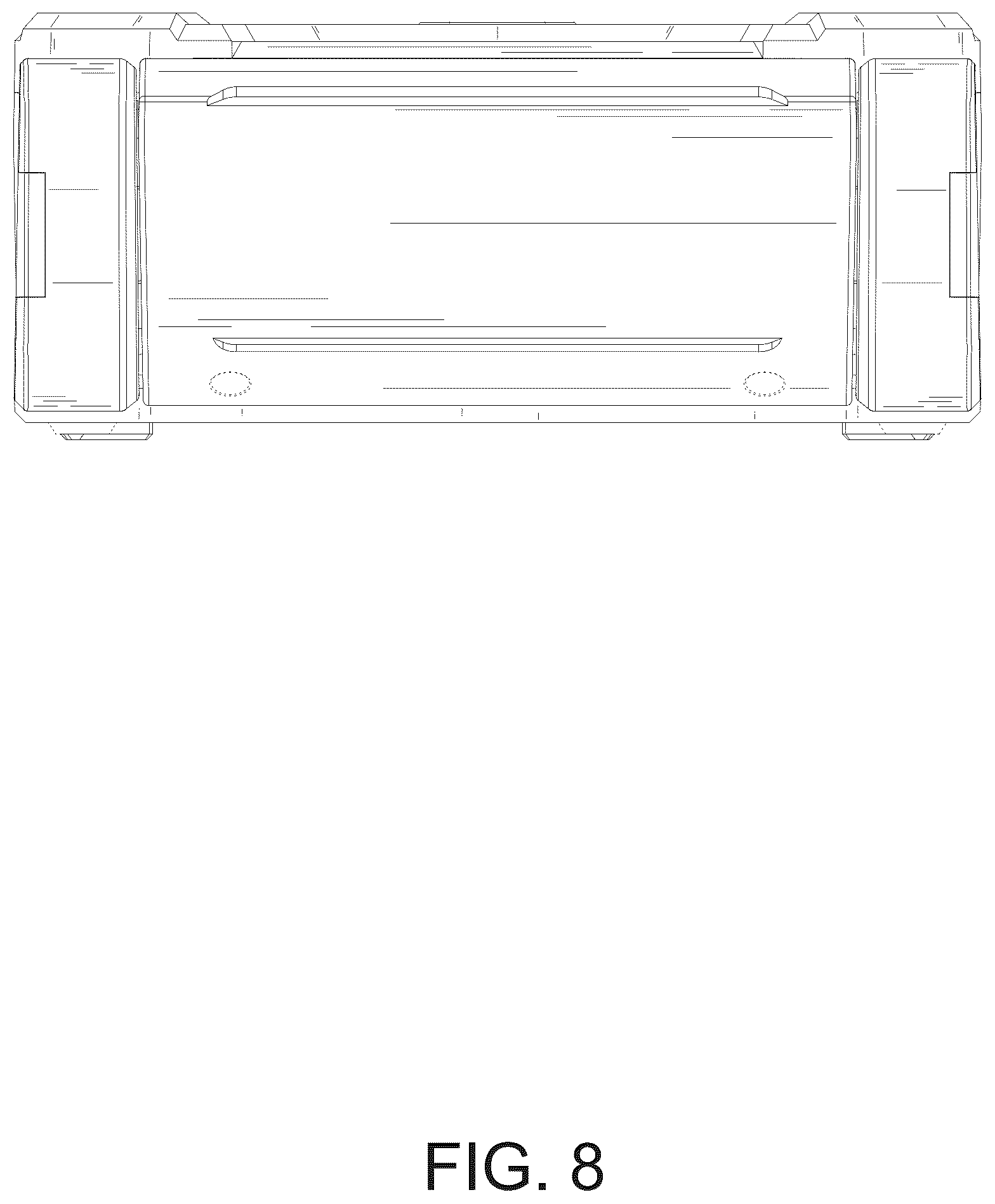 Patent USD1125508 Figure 8 – Solar fan