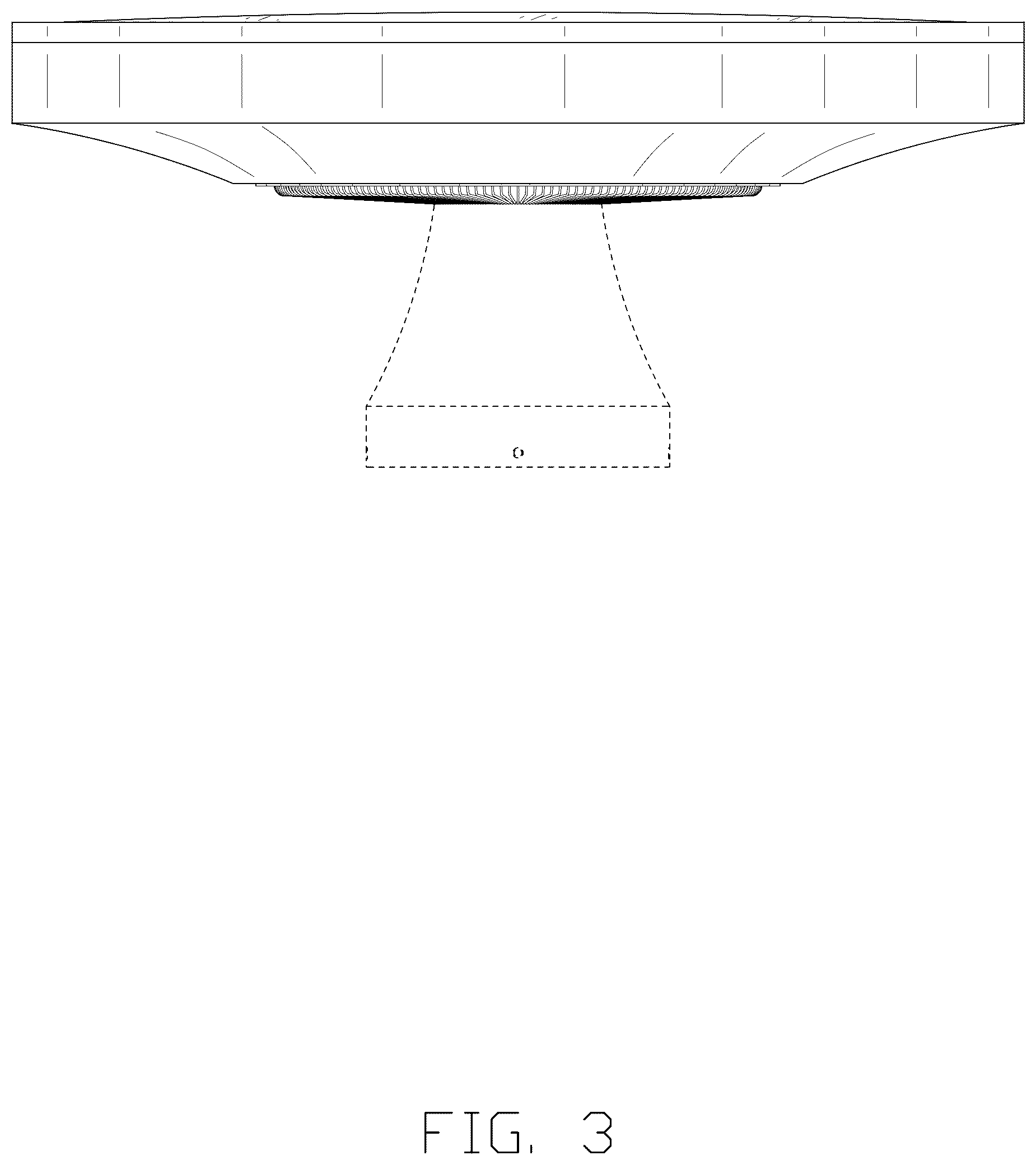 Patent USD1125509 Figure 3 – Fan with light