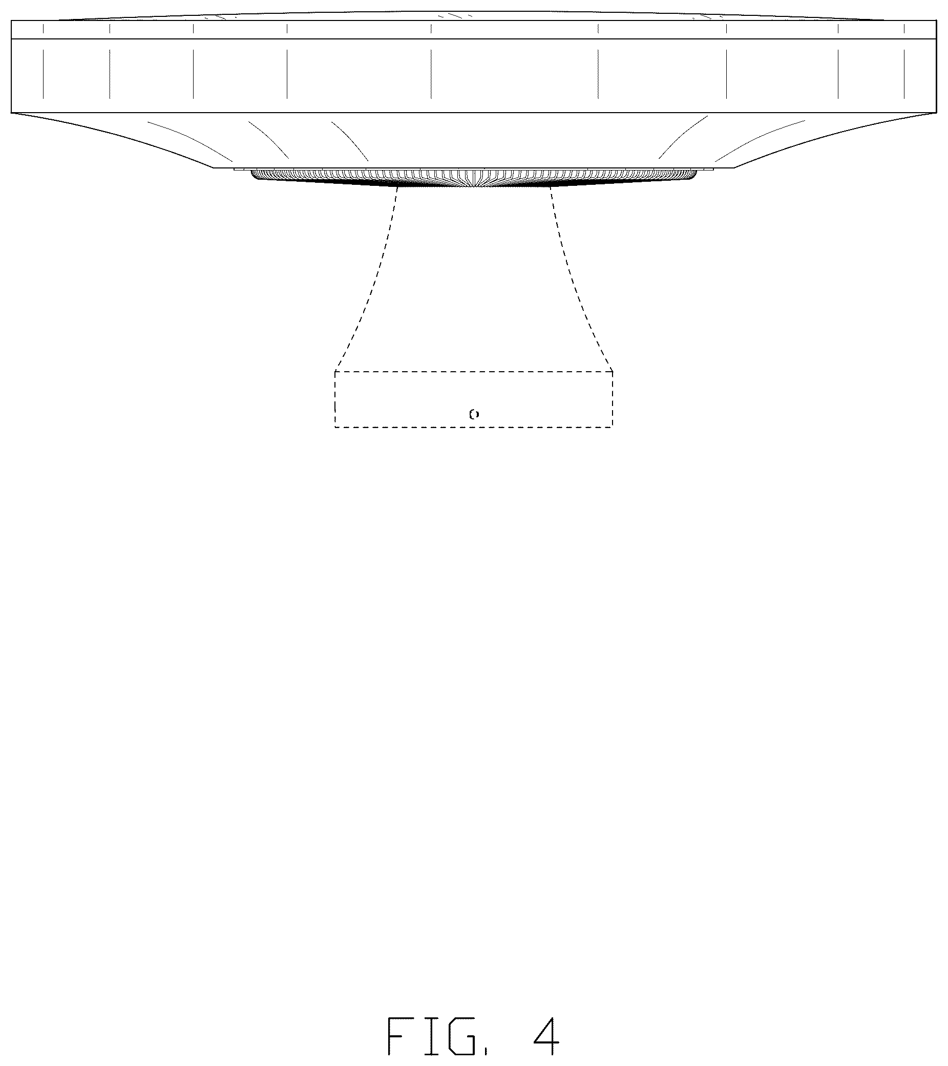 Patent USD1125509 Figure 4 – Fan with light