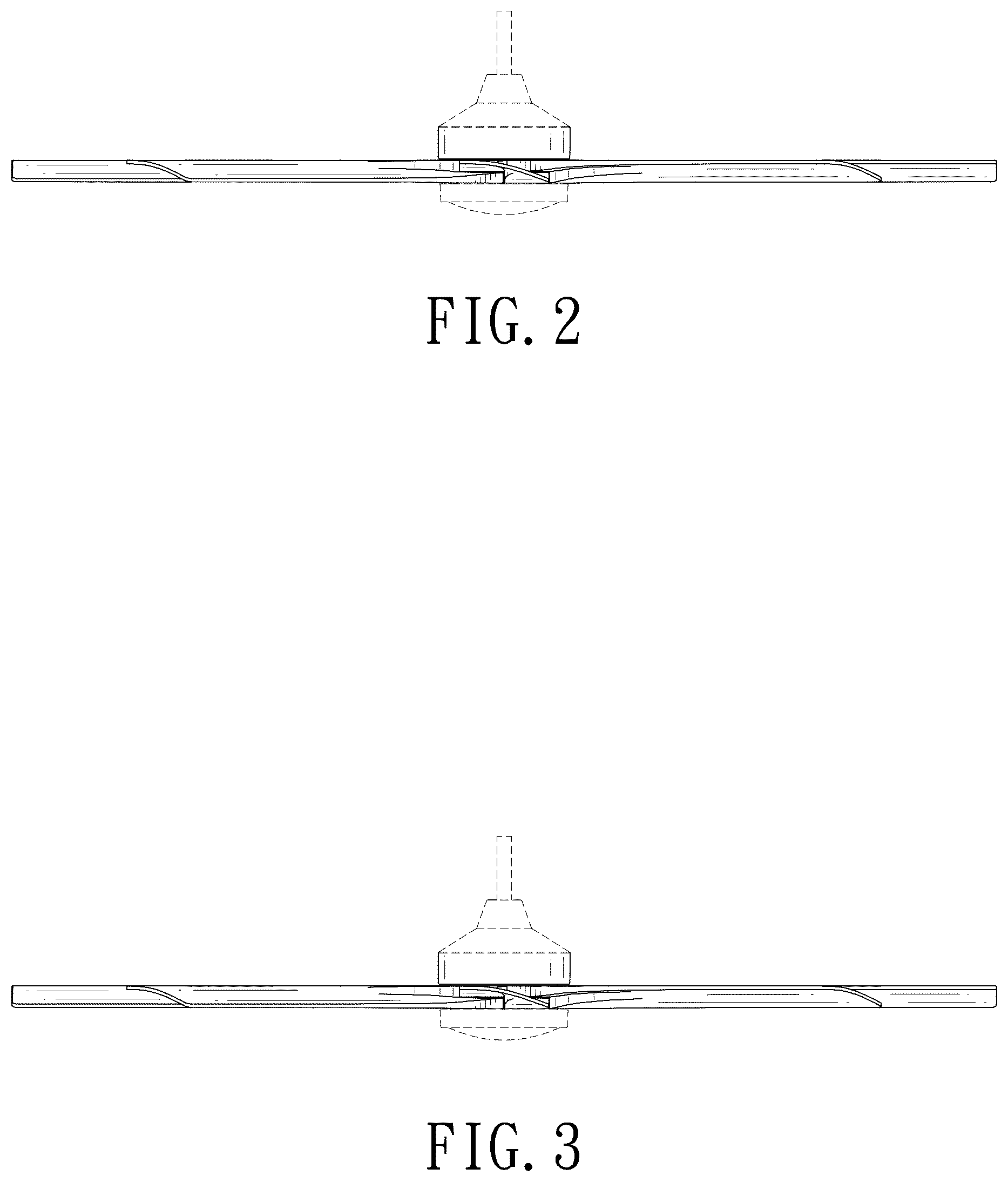 Patent USD1125510 Figure 2 – Ceiling fan