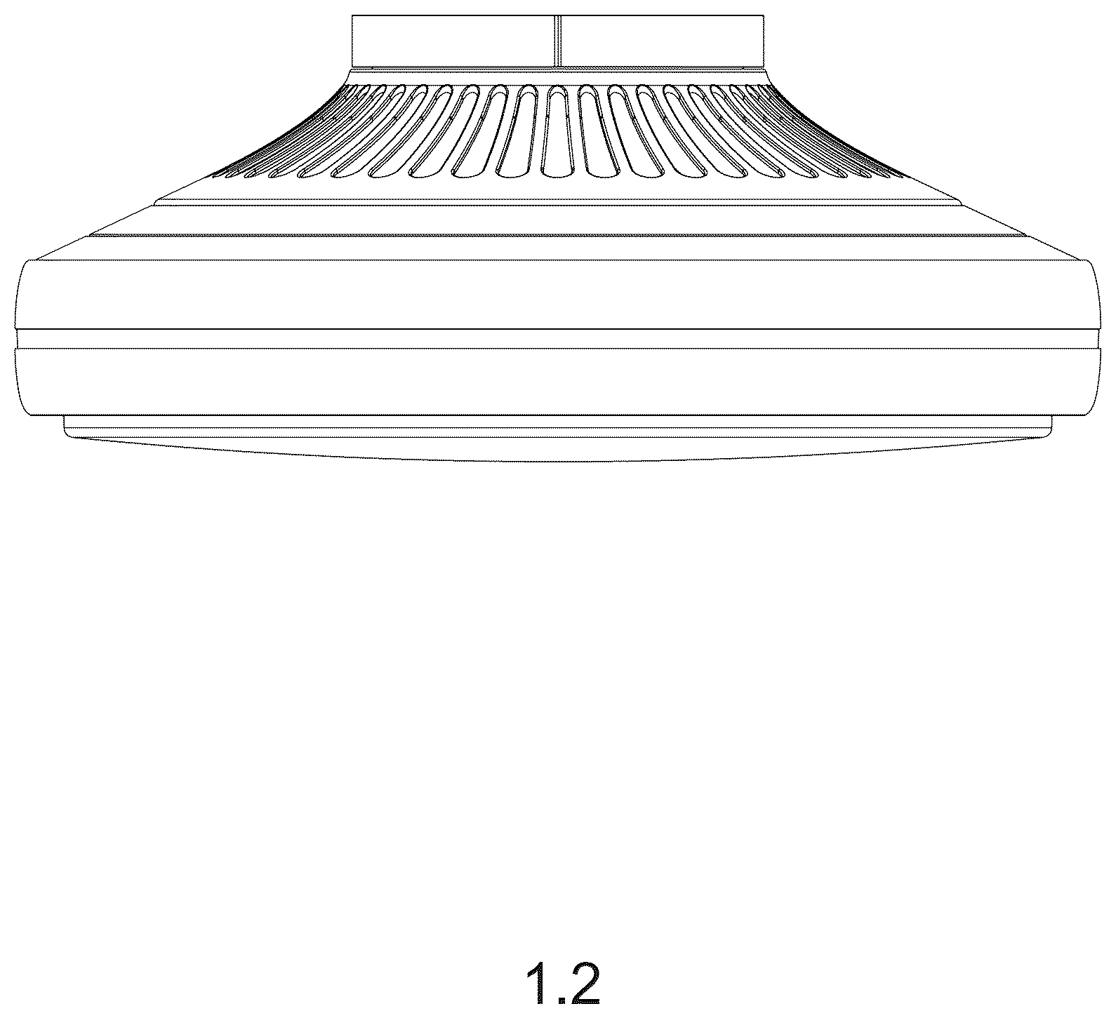Patent USD1125511 Figure 2 – Bladeless ceiling fan