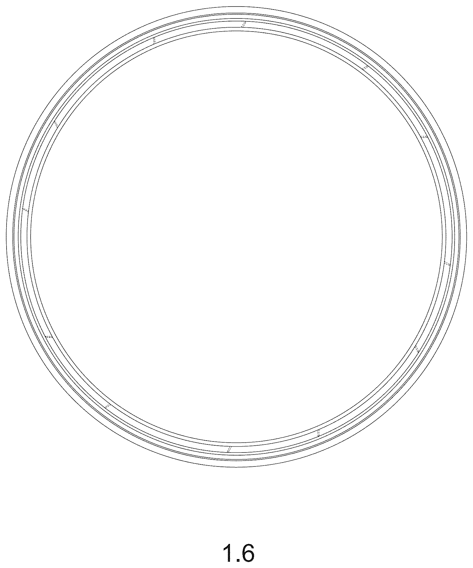 Patent USD1125511 Figure 6 – Bladeless ceiling fan