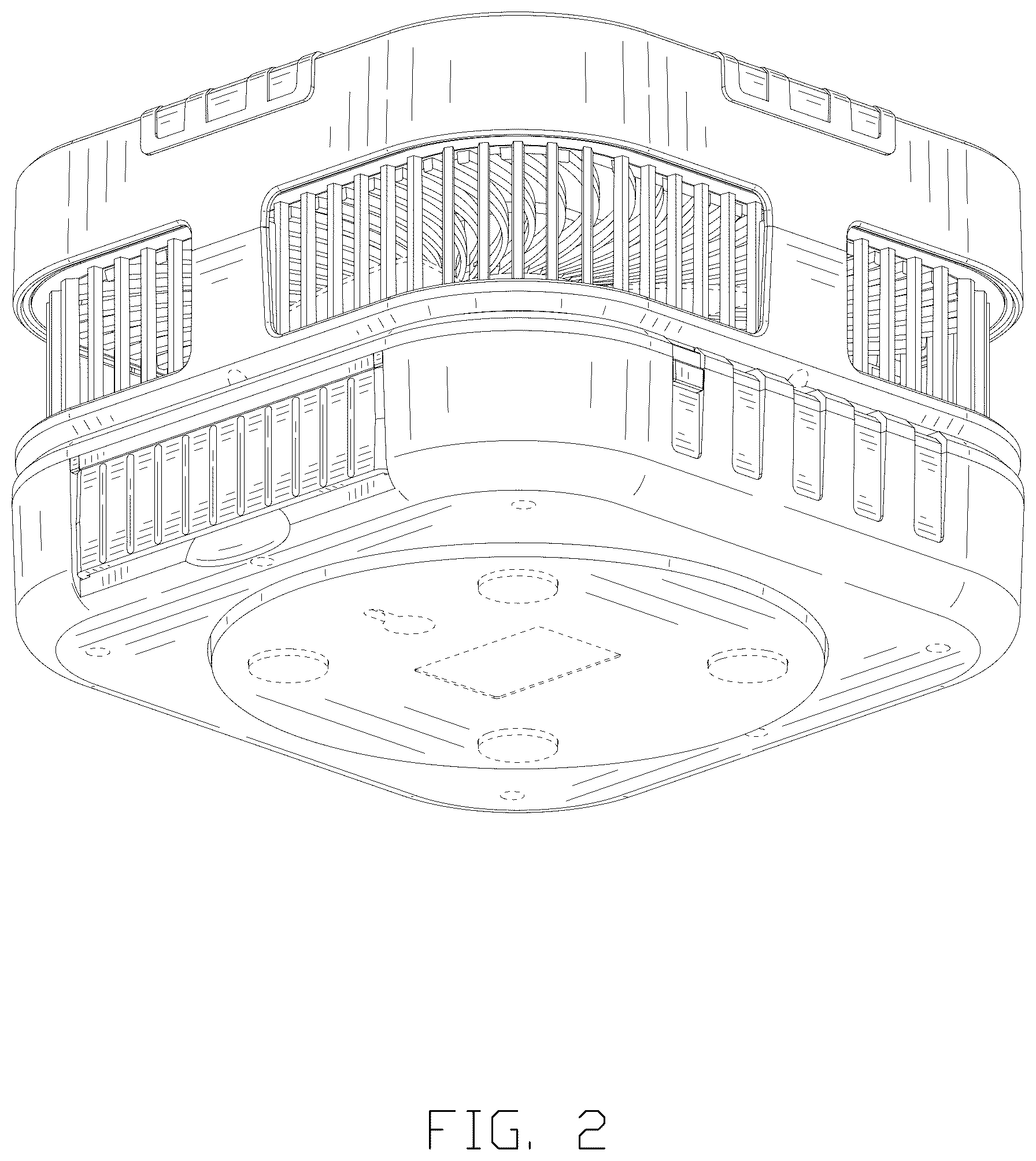 Patent USD1125513 Figure 2 – Fan