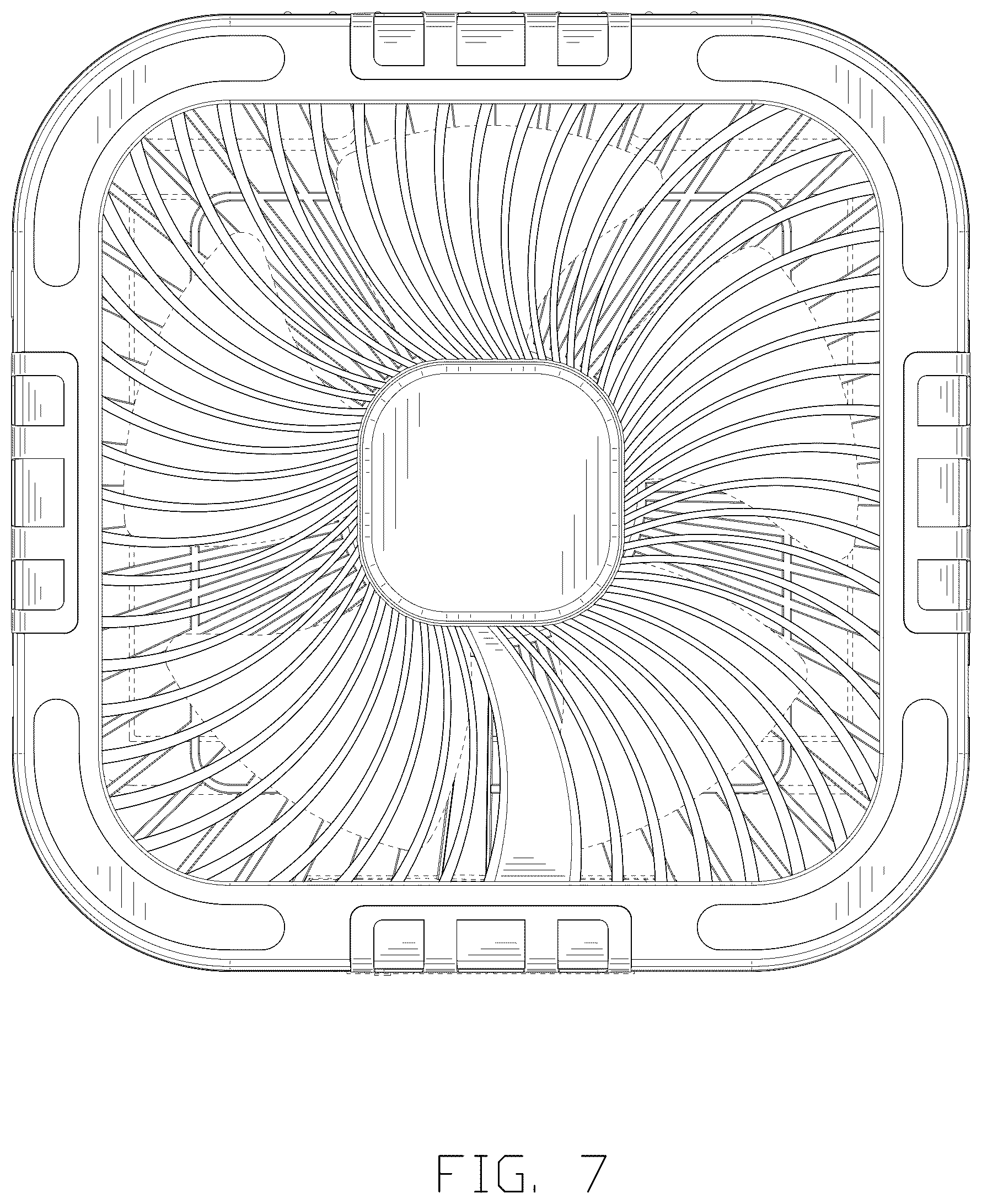 Patent USD1125513 Figure 7 – Fan