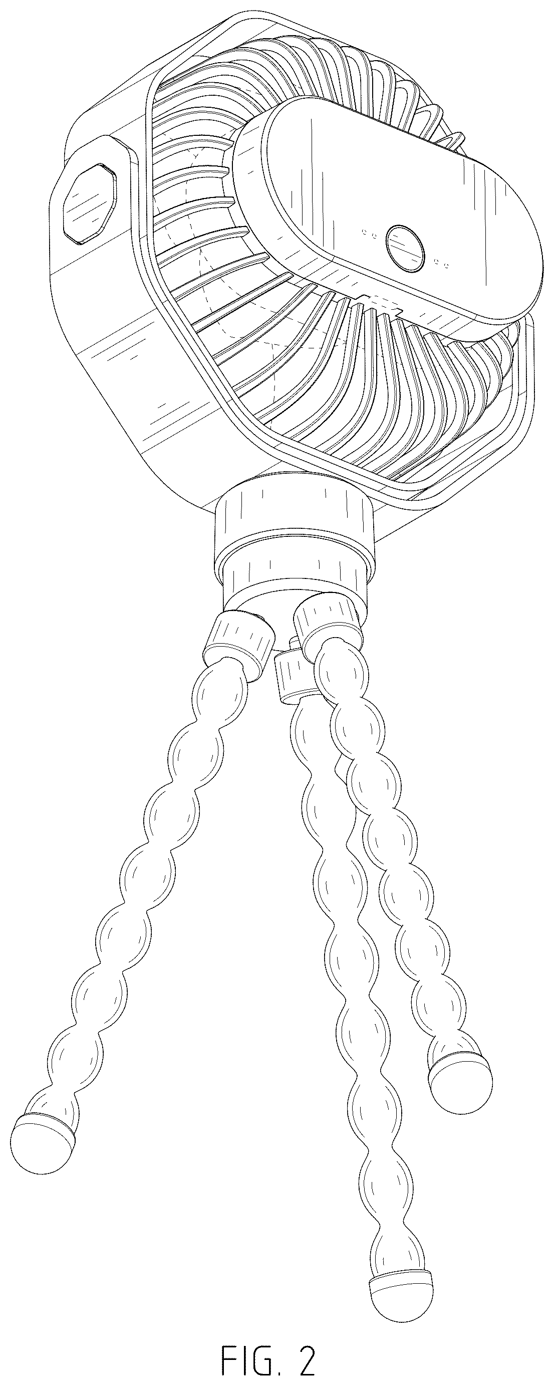 Patent USD1125514 Figure 2 – Fan