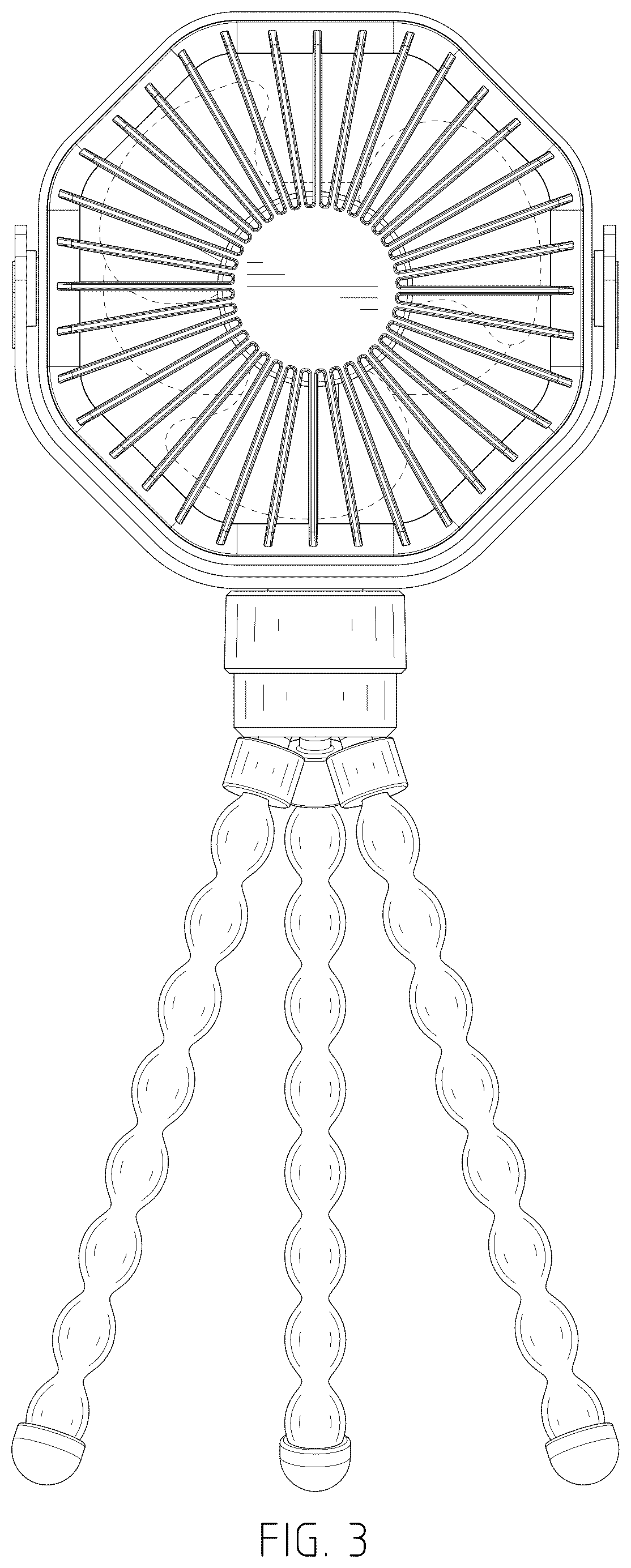 Patent USD1125514 Figure 3 – Fan