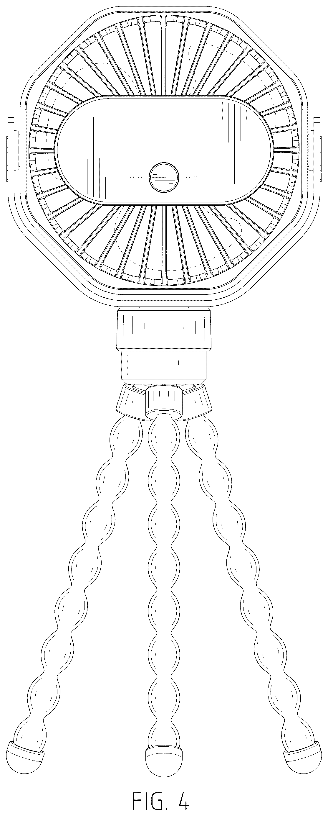 Patent USD1125514 Figure 4 – Fan