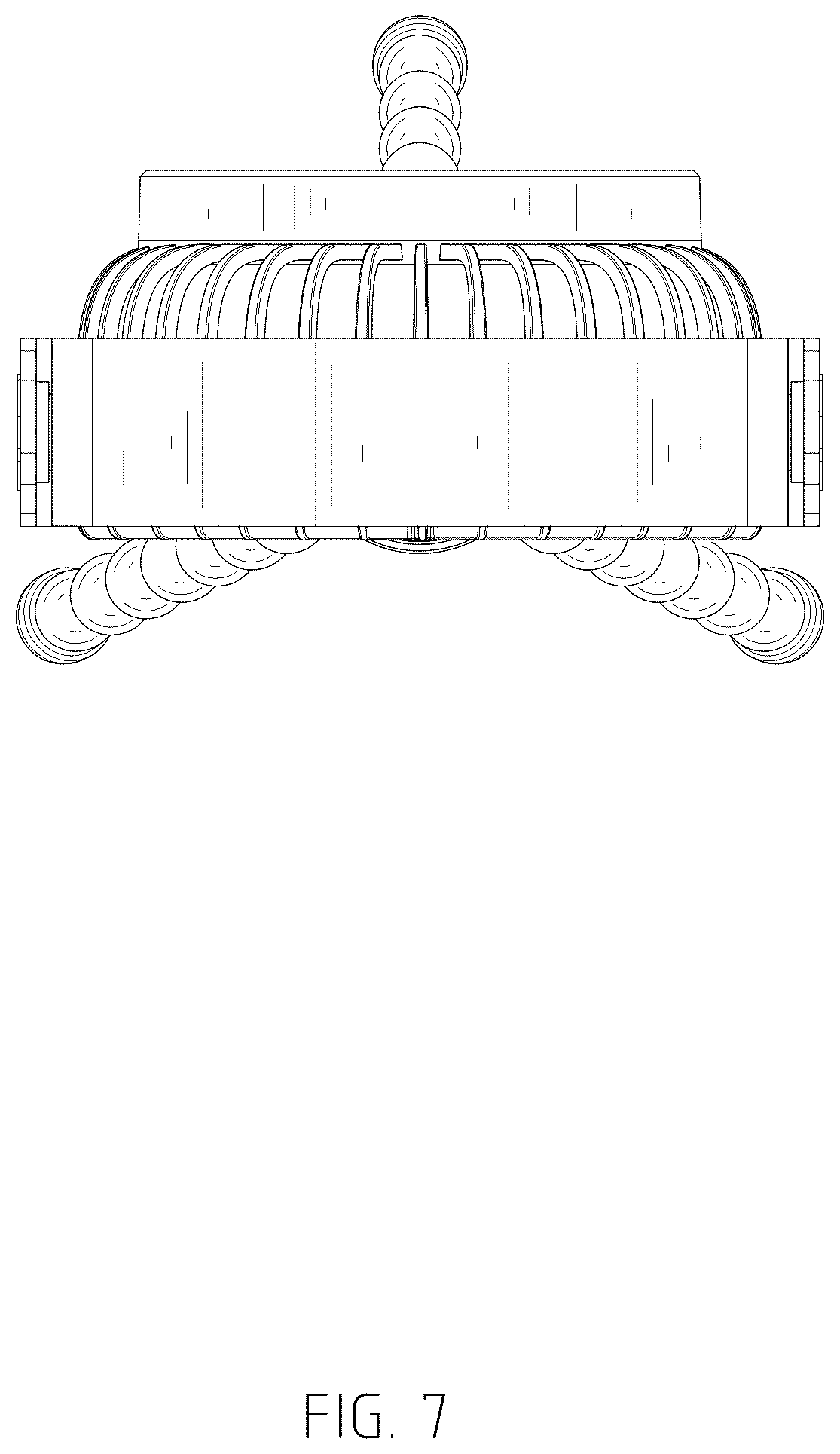 Patent USD1125514 Figure 7 – Fan