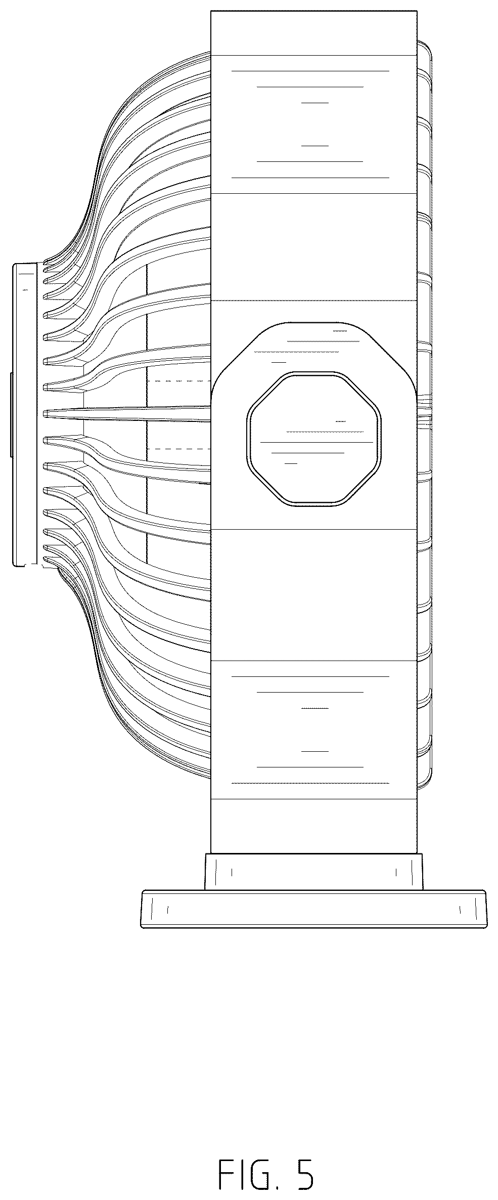 Patent USD1125515 Figure 5 – Desktop fan