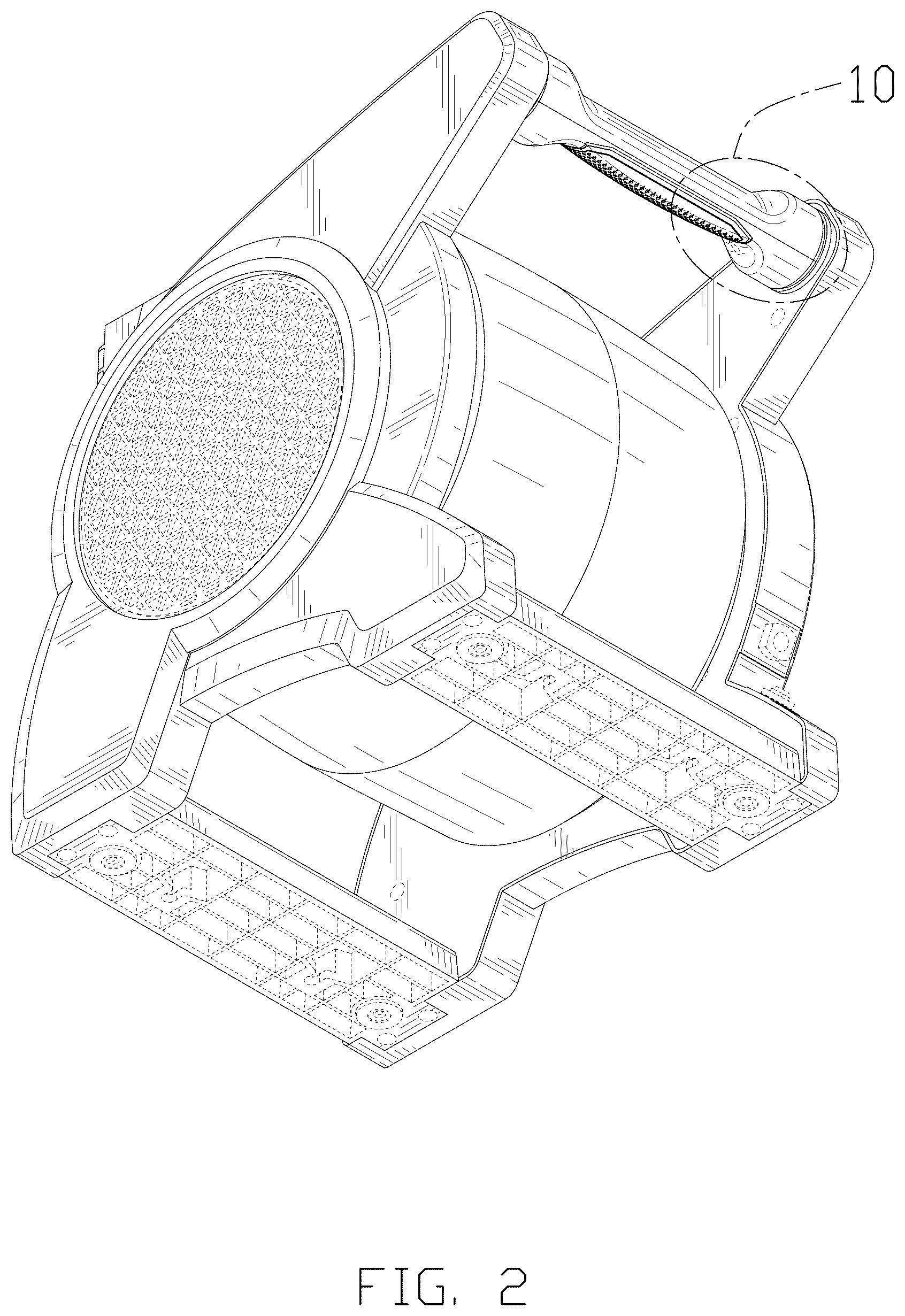 Patent USD1125517 Figure 2 – Blower