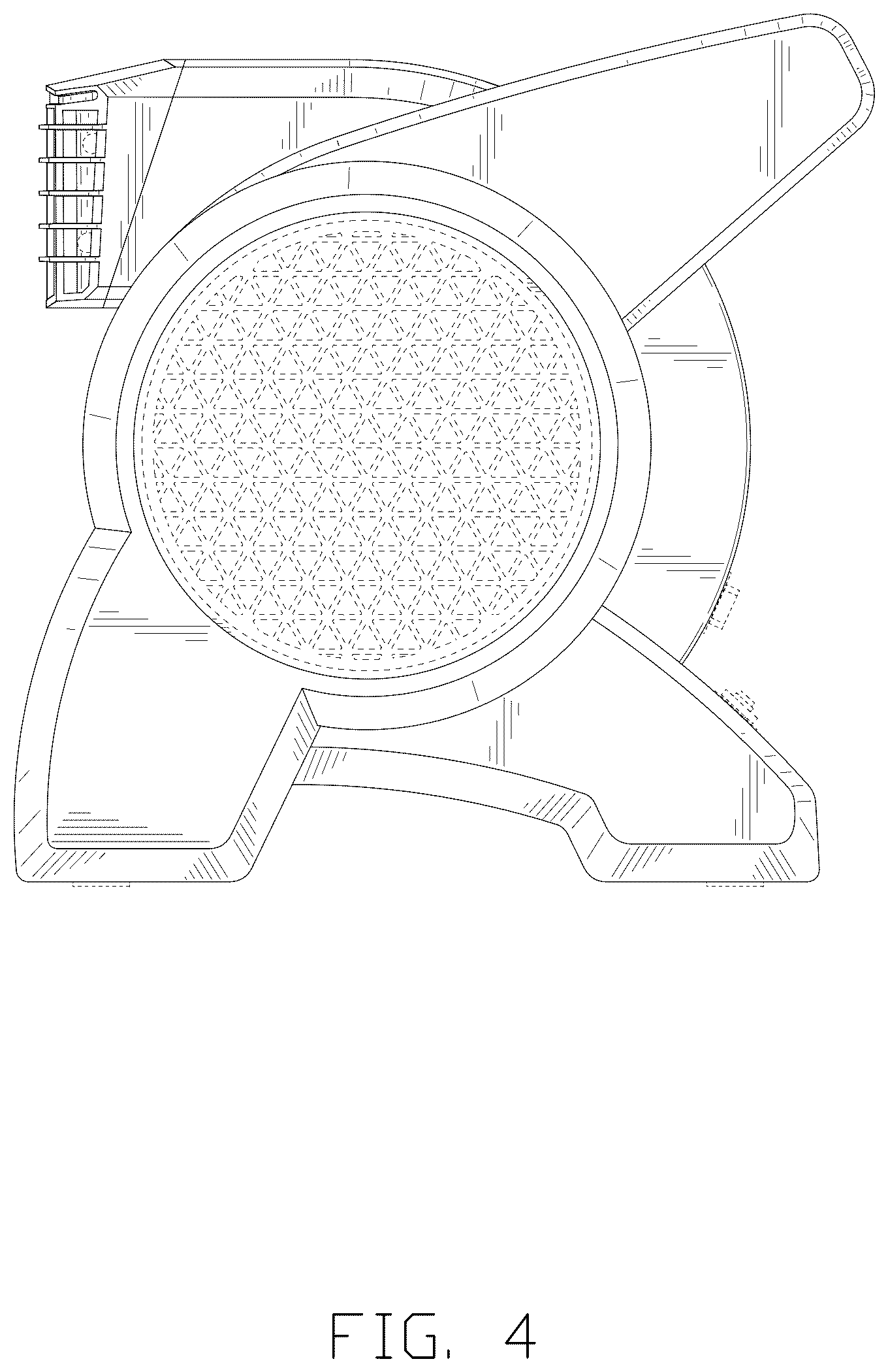 Patent USD1125517 Figure 4 – Blower