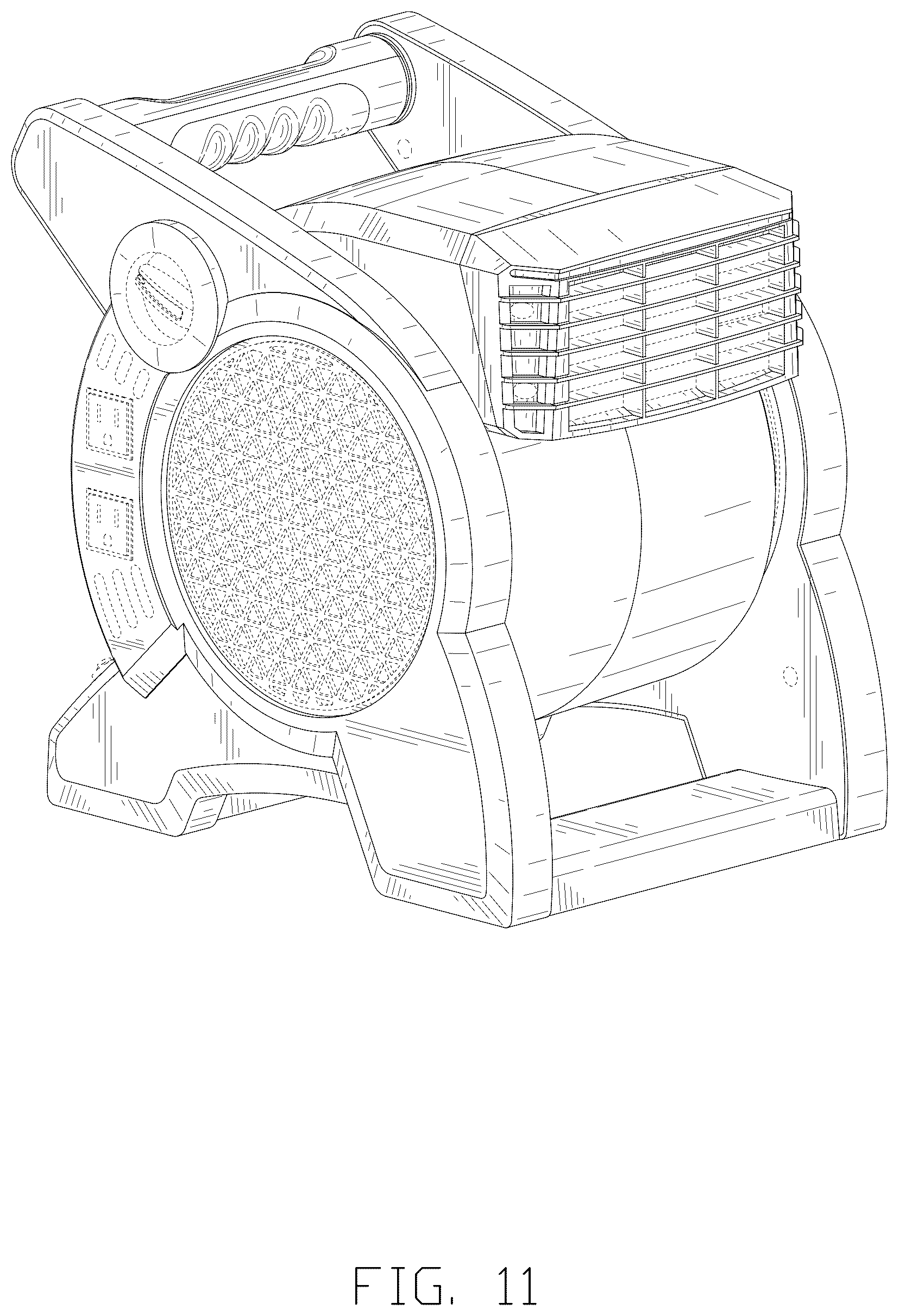 Patent USD1125517 Figure 11 – Blower