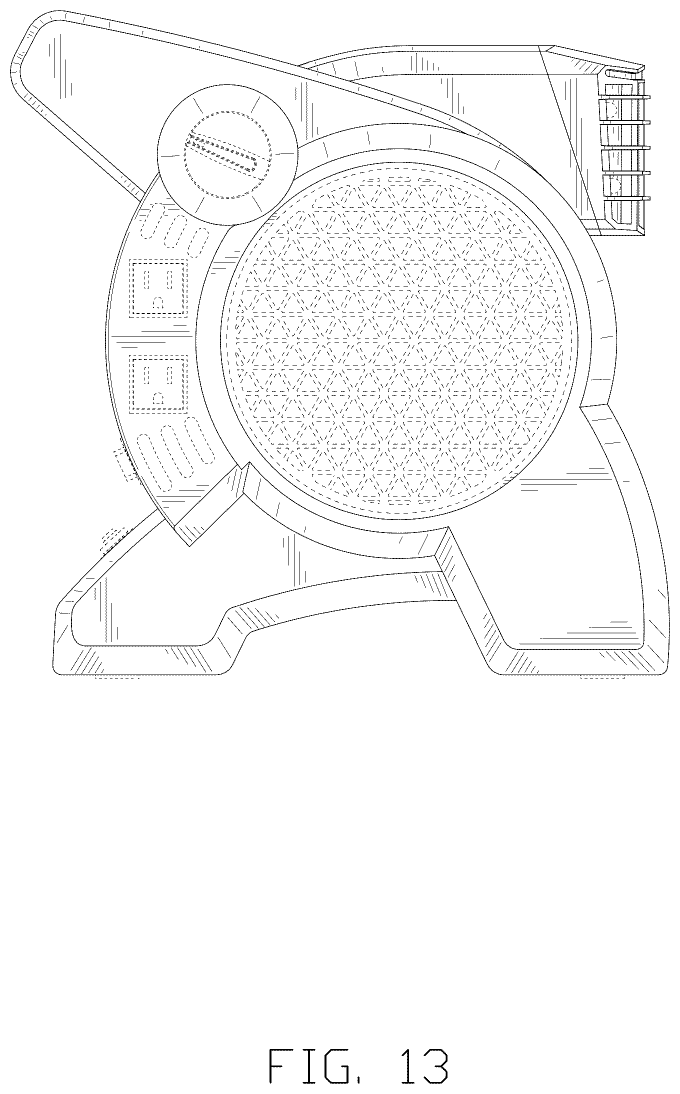 Patent USD1125517 Figure 13 – Blower