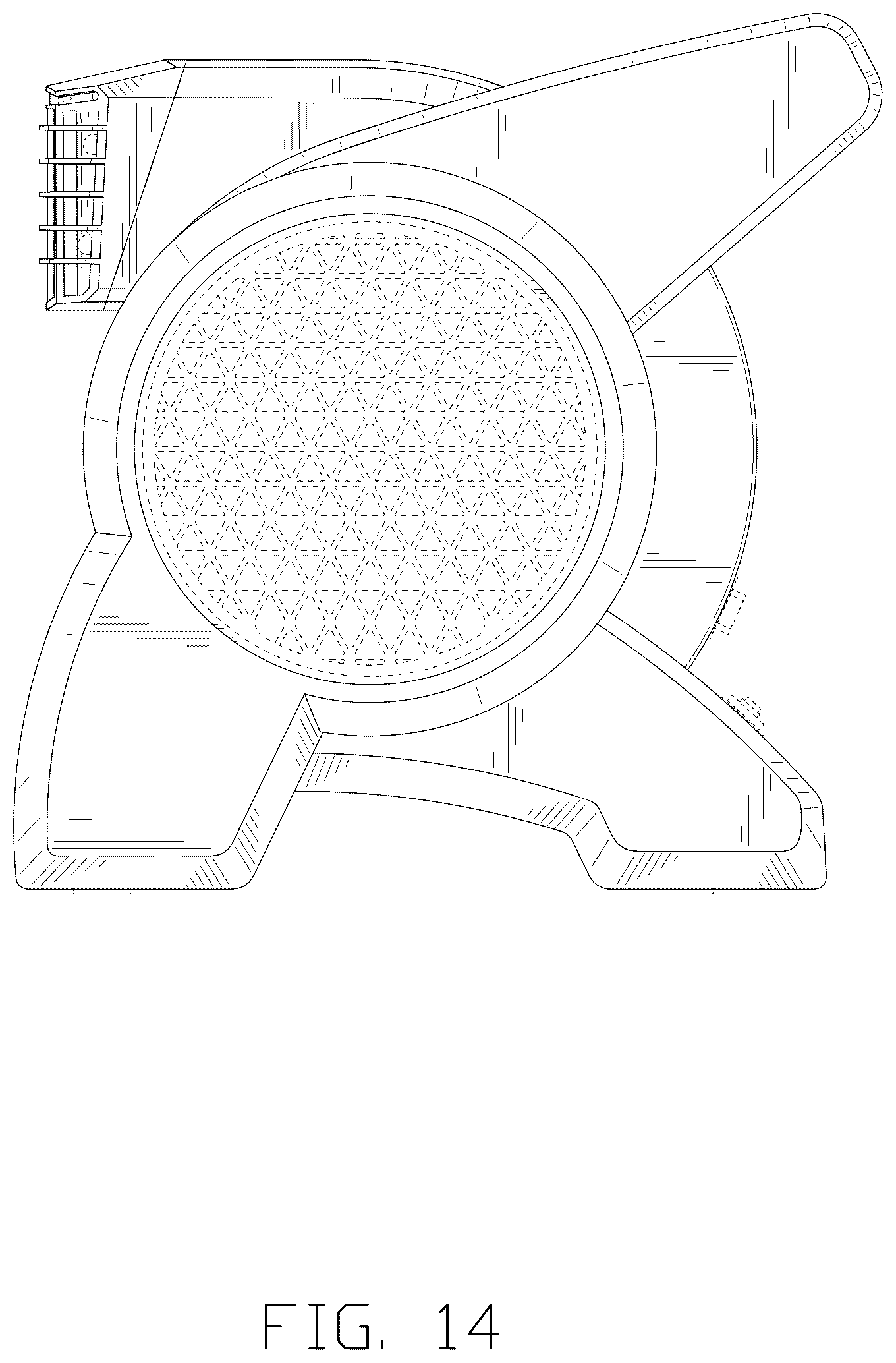 Patent USD1125517 Figure 14 – Blower