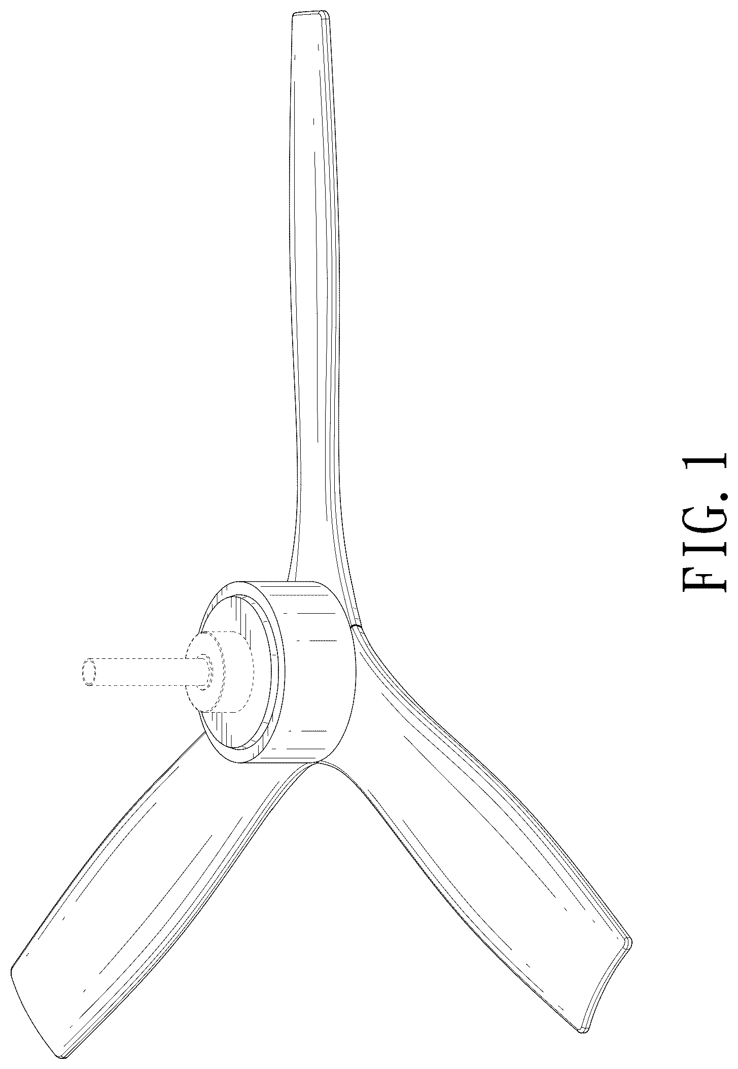 Patent USD1125518 — Ceiling fan — Figure 1