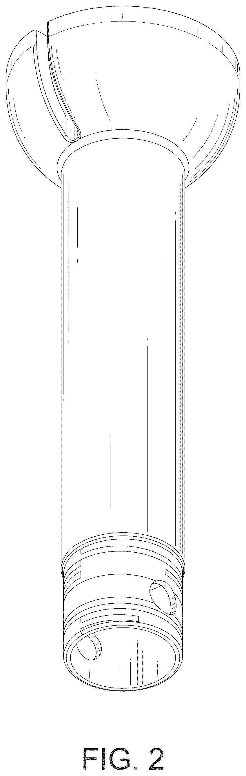 Patent USD1125520 Figure 2 – Ceiling fan downrod