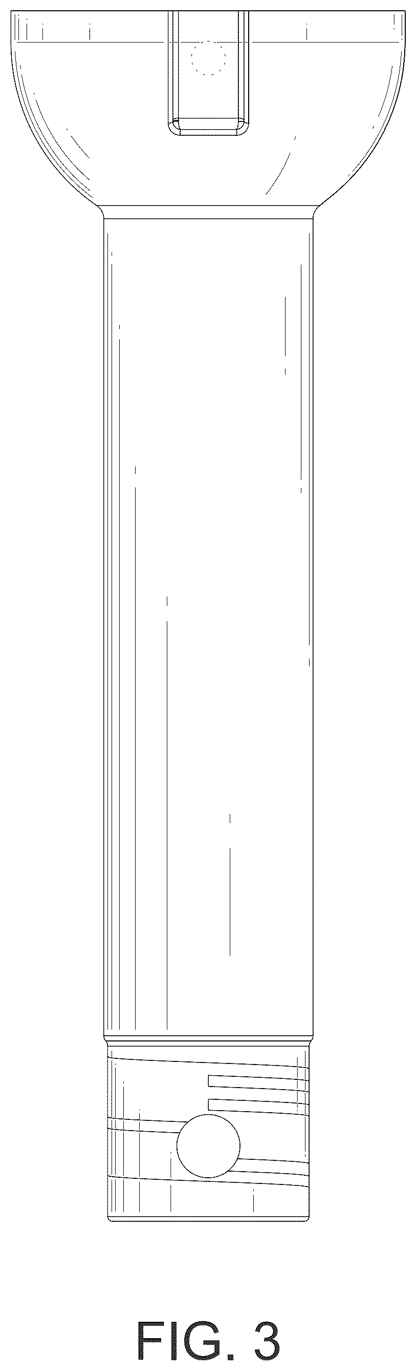 Patent USD1125520 Figure 3 – Ceiling fan downrod