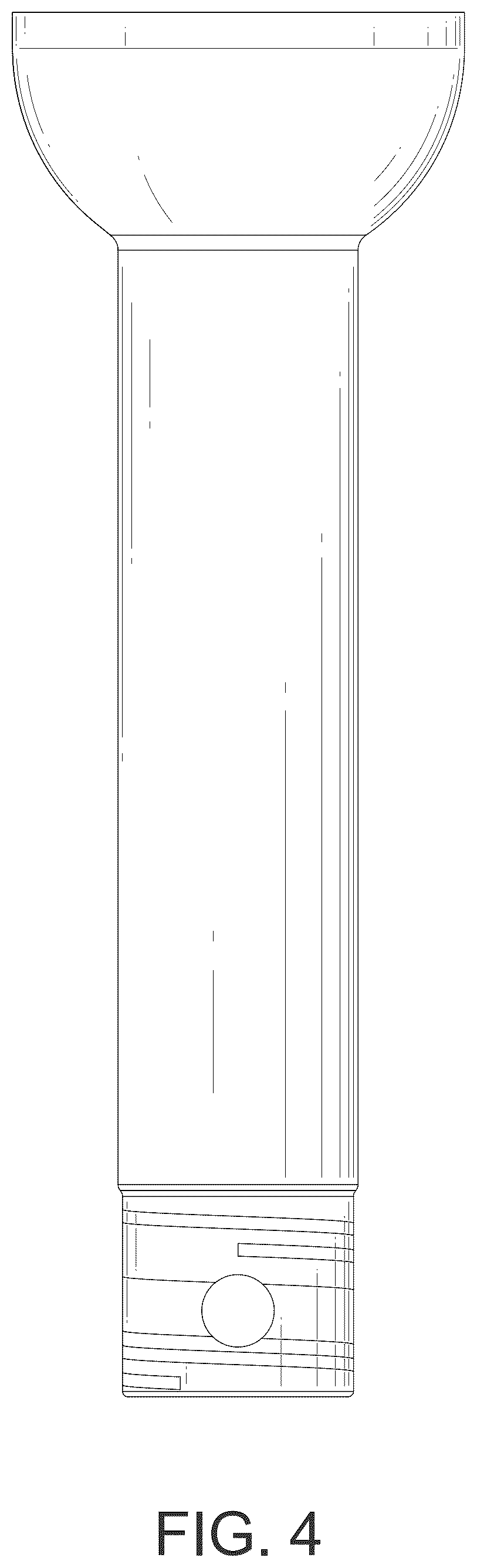 Patent USD1125520 Figure 4 – Ceiling fan downrod