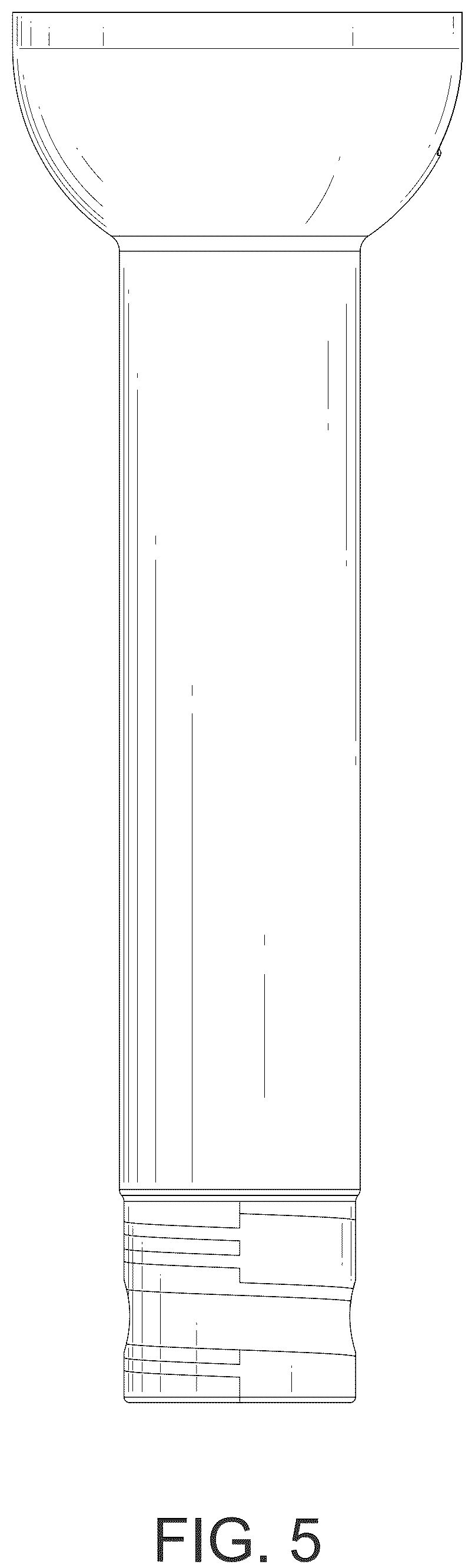 Patent USD1125520 Figure 5 – Ceiling fan downrod