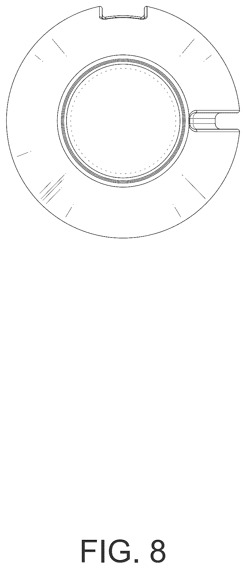 Patent USD1125520 Figure 8 – Ceiling fan downrod
