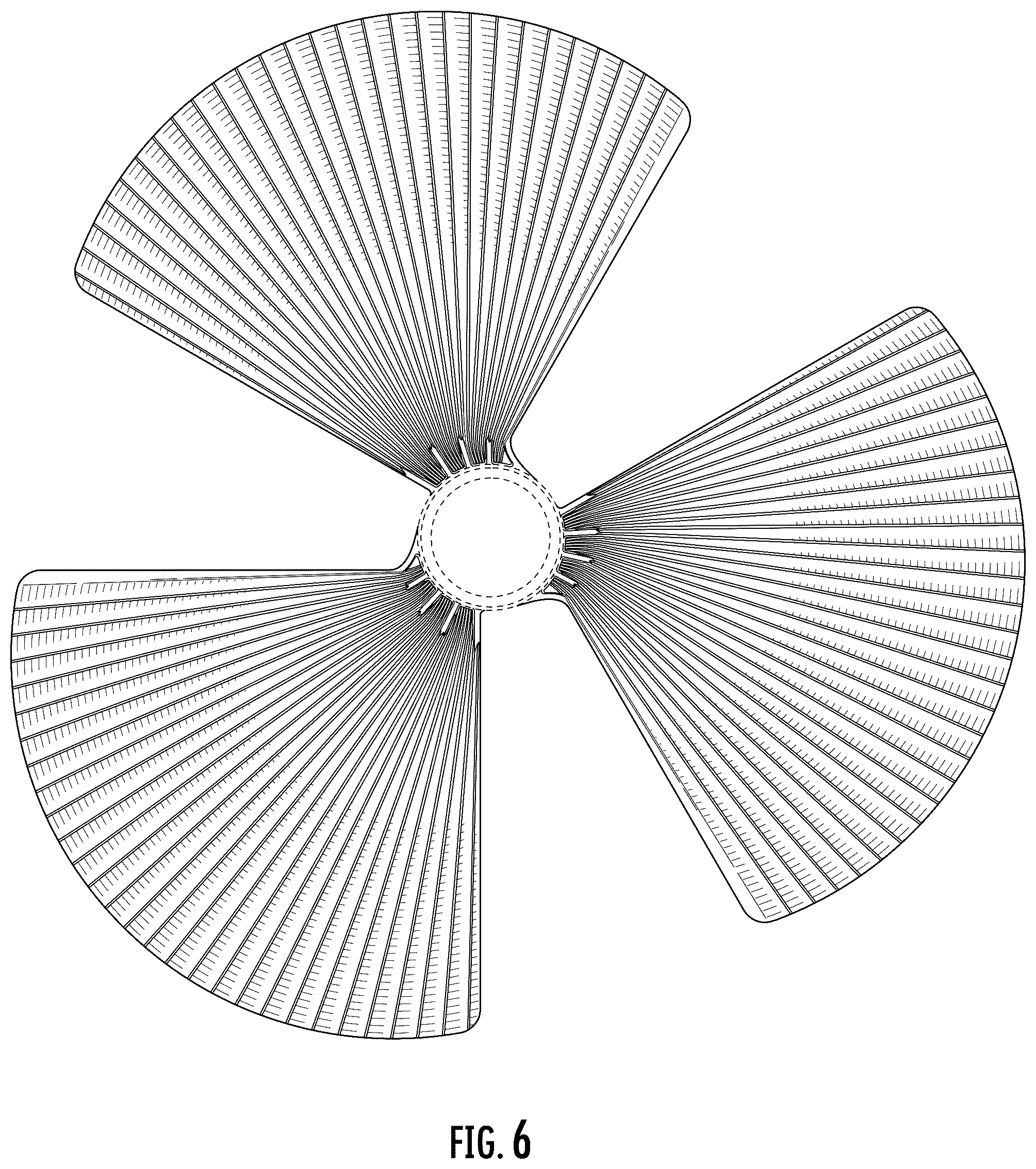 Patent USD1125521 Figure 4 – Ceiling fan