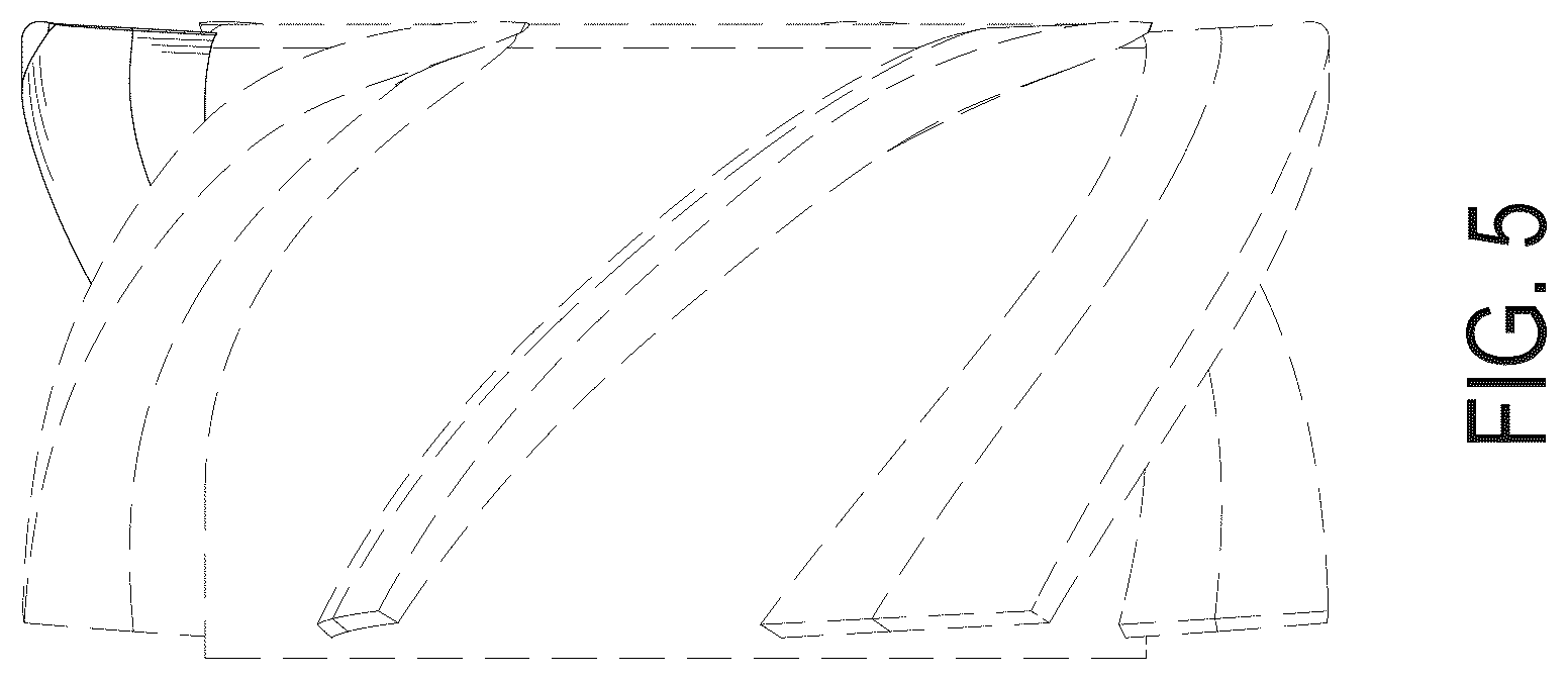 Patent USD1125522 Figure 5 – Fan blade