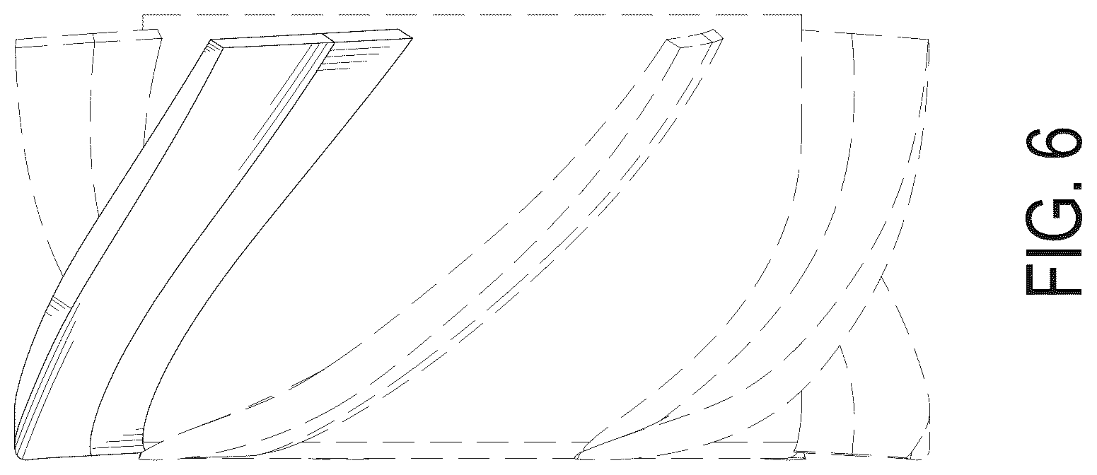 Patent USD1125522 Figure 6 – Fan blade