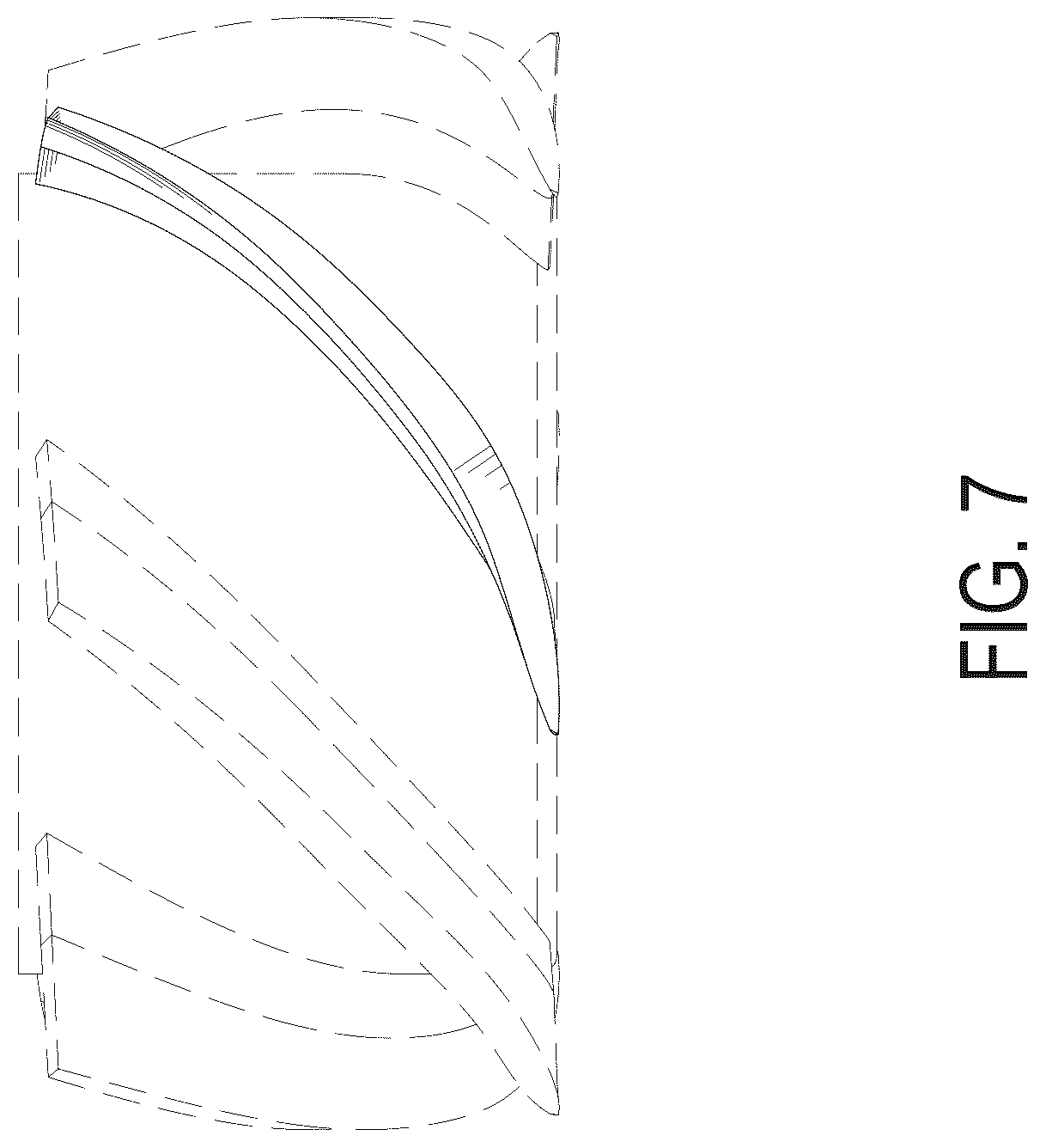 Patent USD1125522 Figure 7 – Fan blade