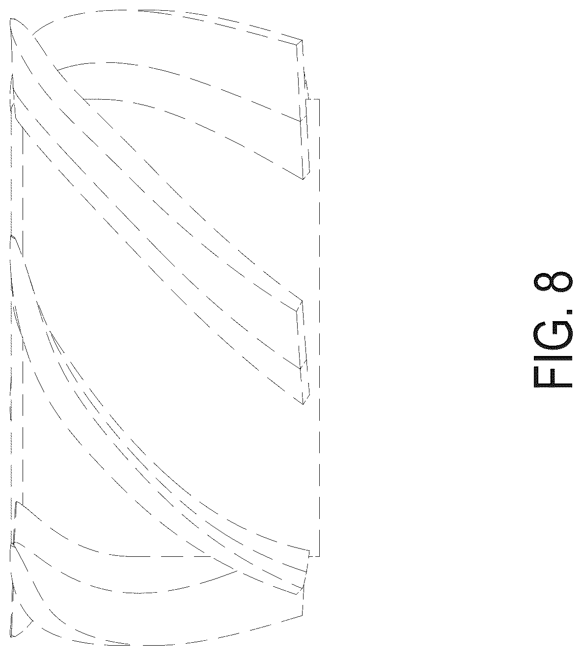 Patent USD1125522 Figure 8 – Fan blade