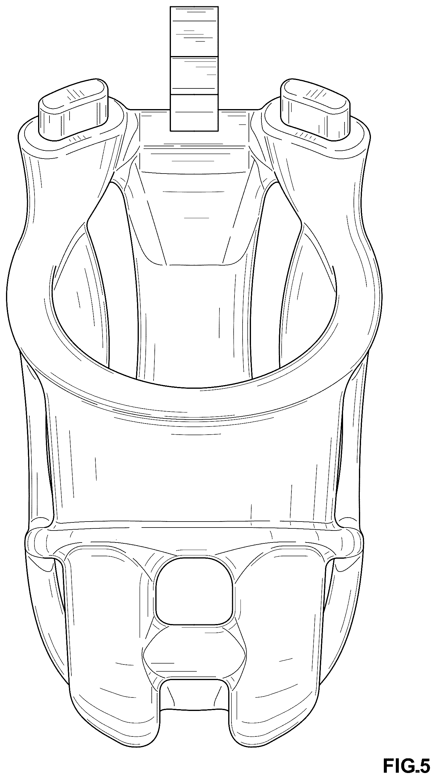 Patent USD1125523 Figure 5 – Shaft cage for a male chastity apparatus