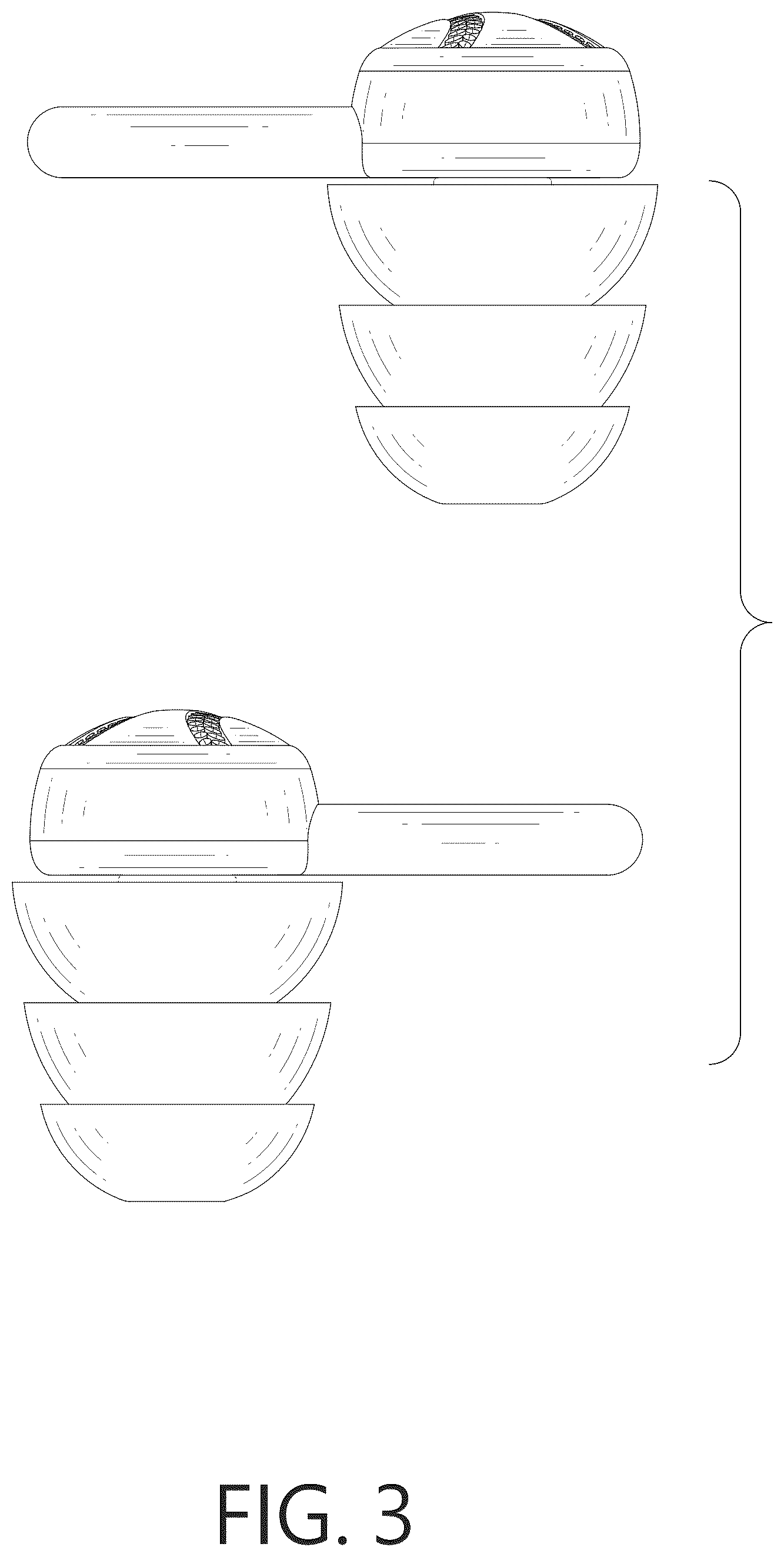 Patent USD1125524 Figure 3 – Pair of swimming earplugs