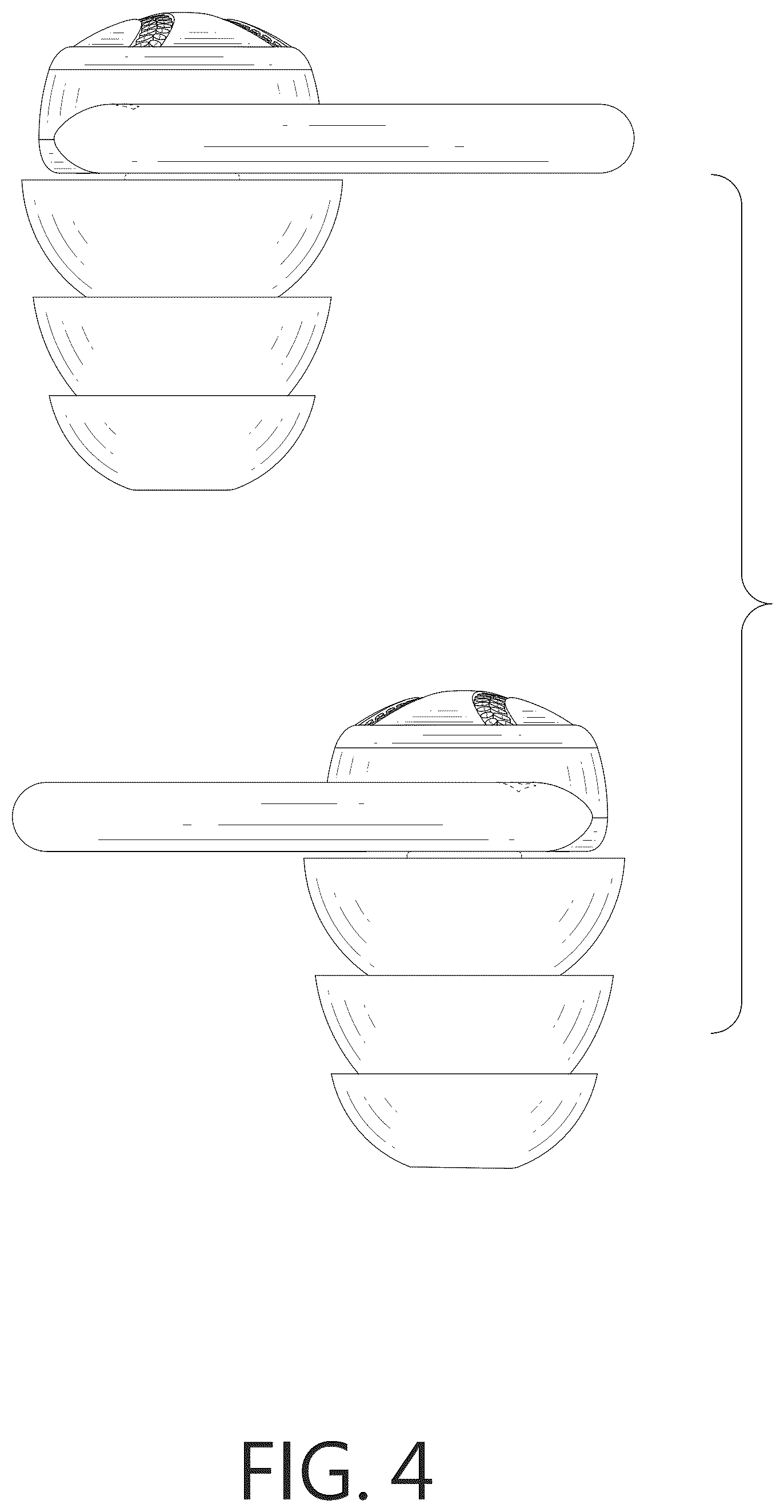 Patent USD1125524 Figure 4 – Pair of swimming earplugs