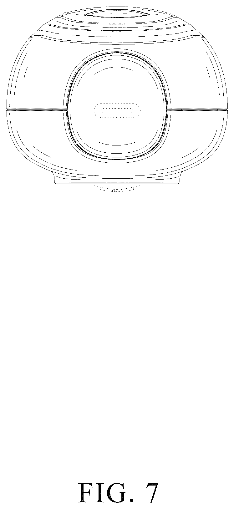 Patent USD1125527 Figure 7 – Breast pump controller