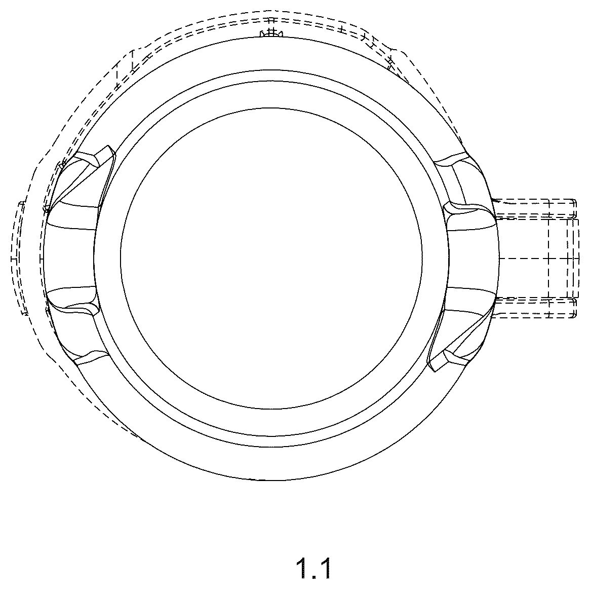 Patent USD1125529 Figure 1 – Inhaler