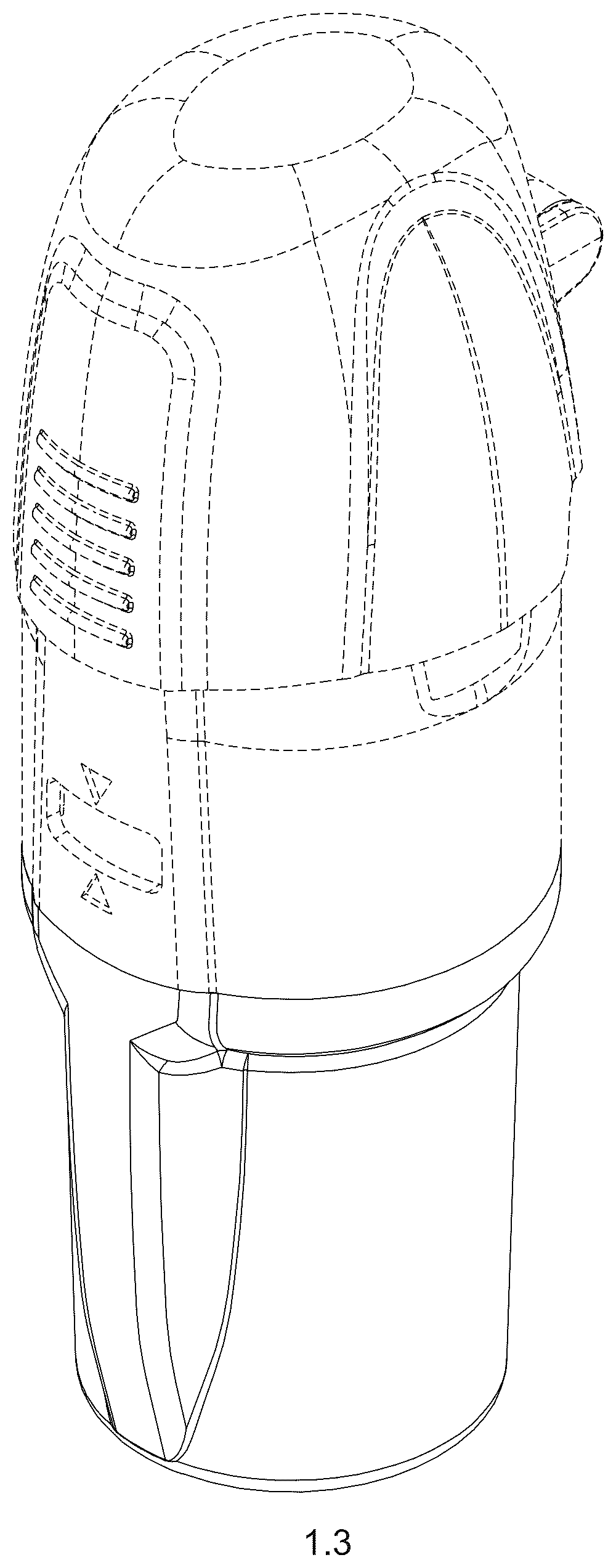 Patent USD1125529 Figure 3 – Inhaler